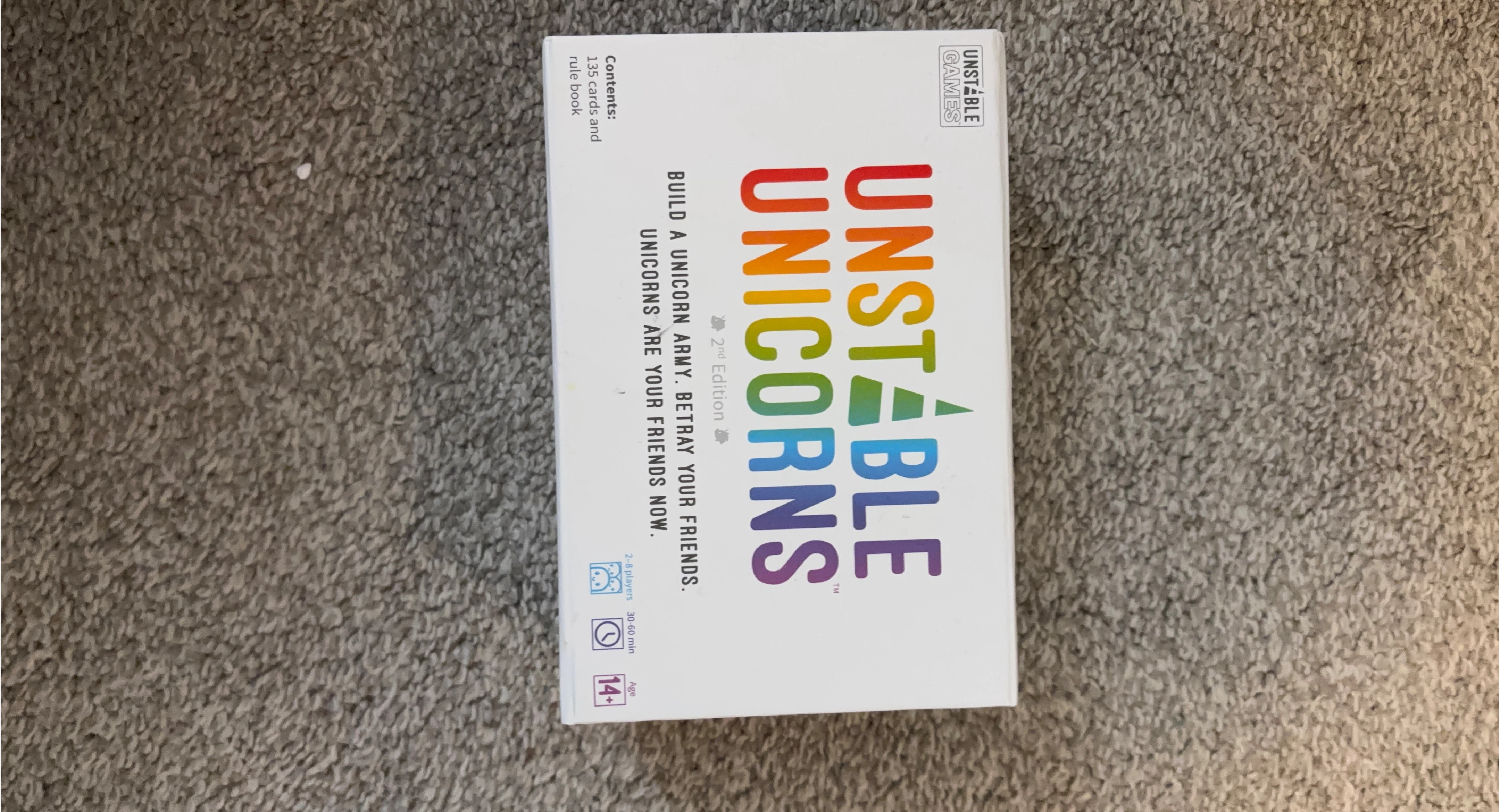 Unstable Unicorns 2nd Edition Card Game thumbnail