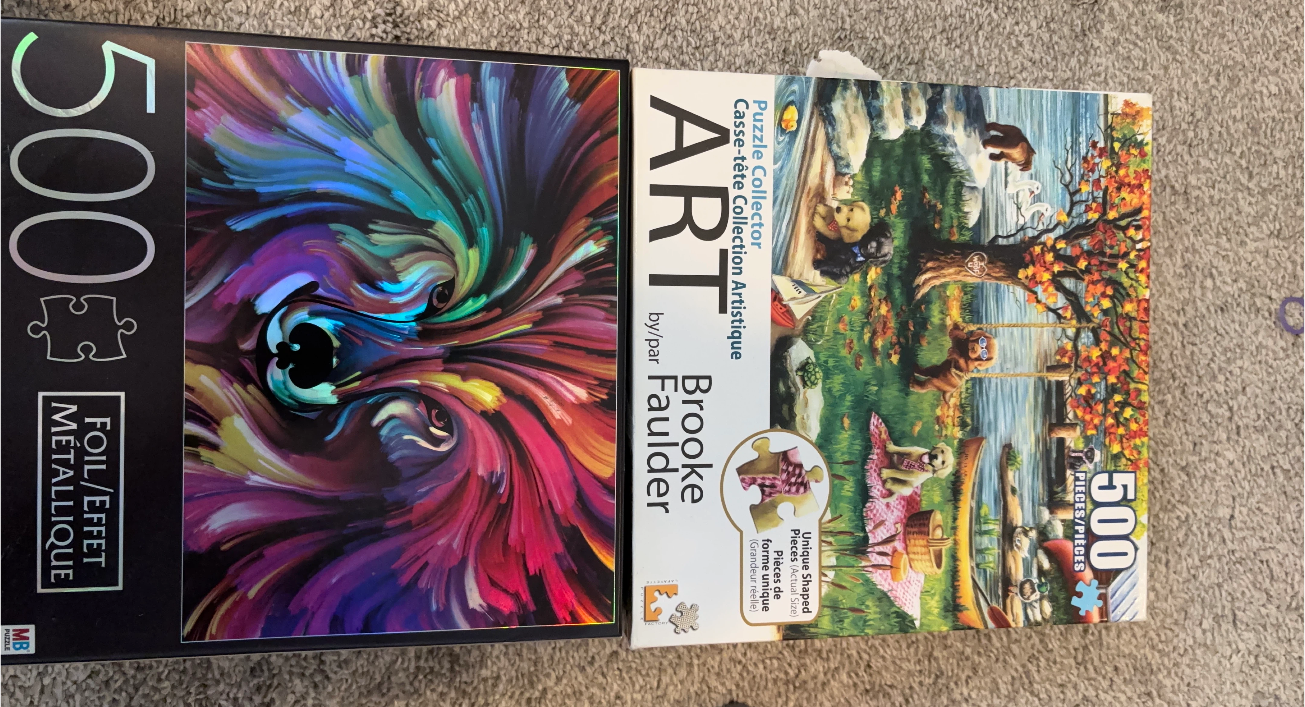 500 Piece Foil Puzzle & Brooke Faulder 'Art' Puzzle thumbnail