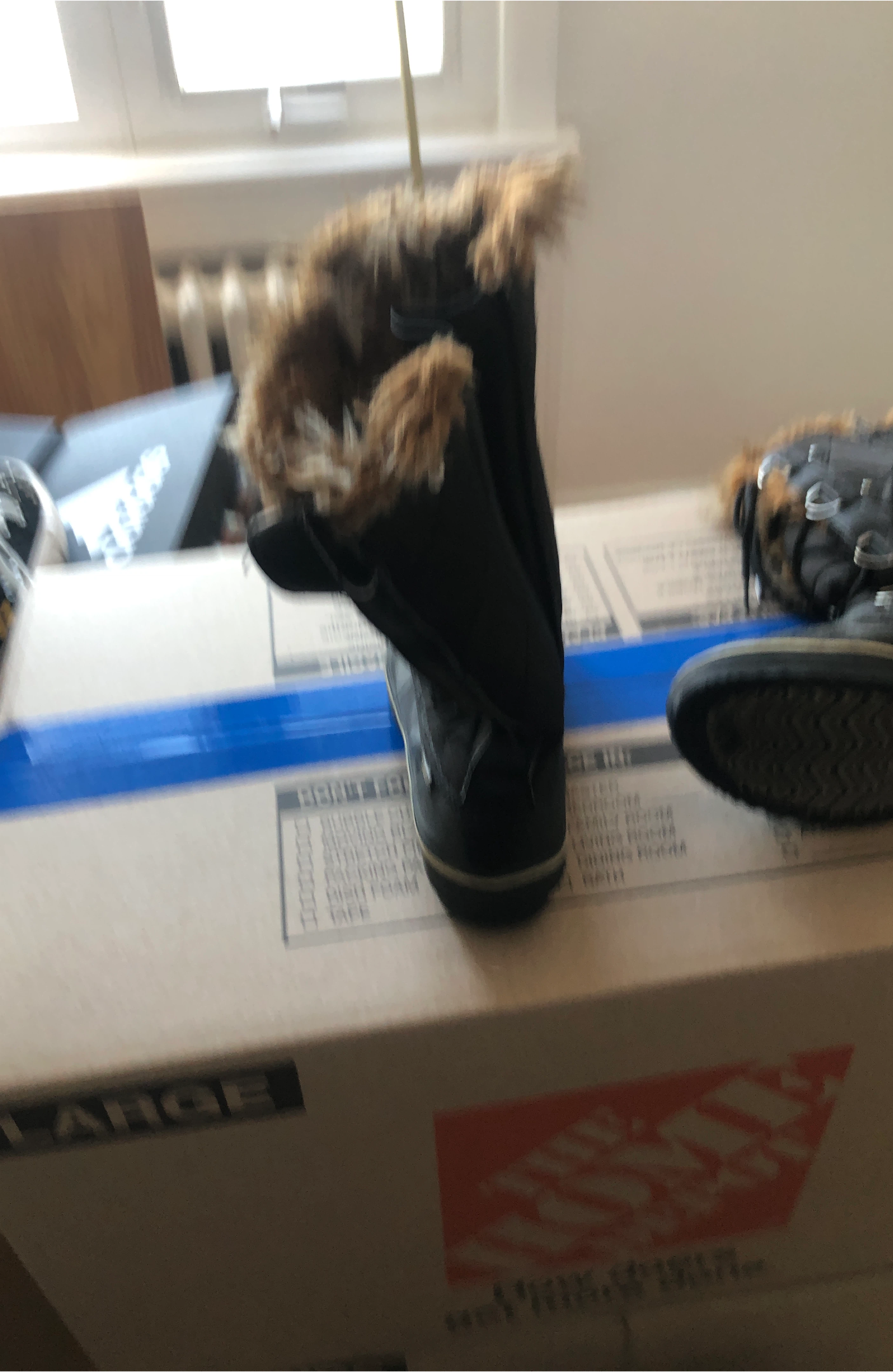 Winter Boots with Fur Trim thumbnail