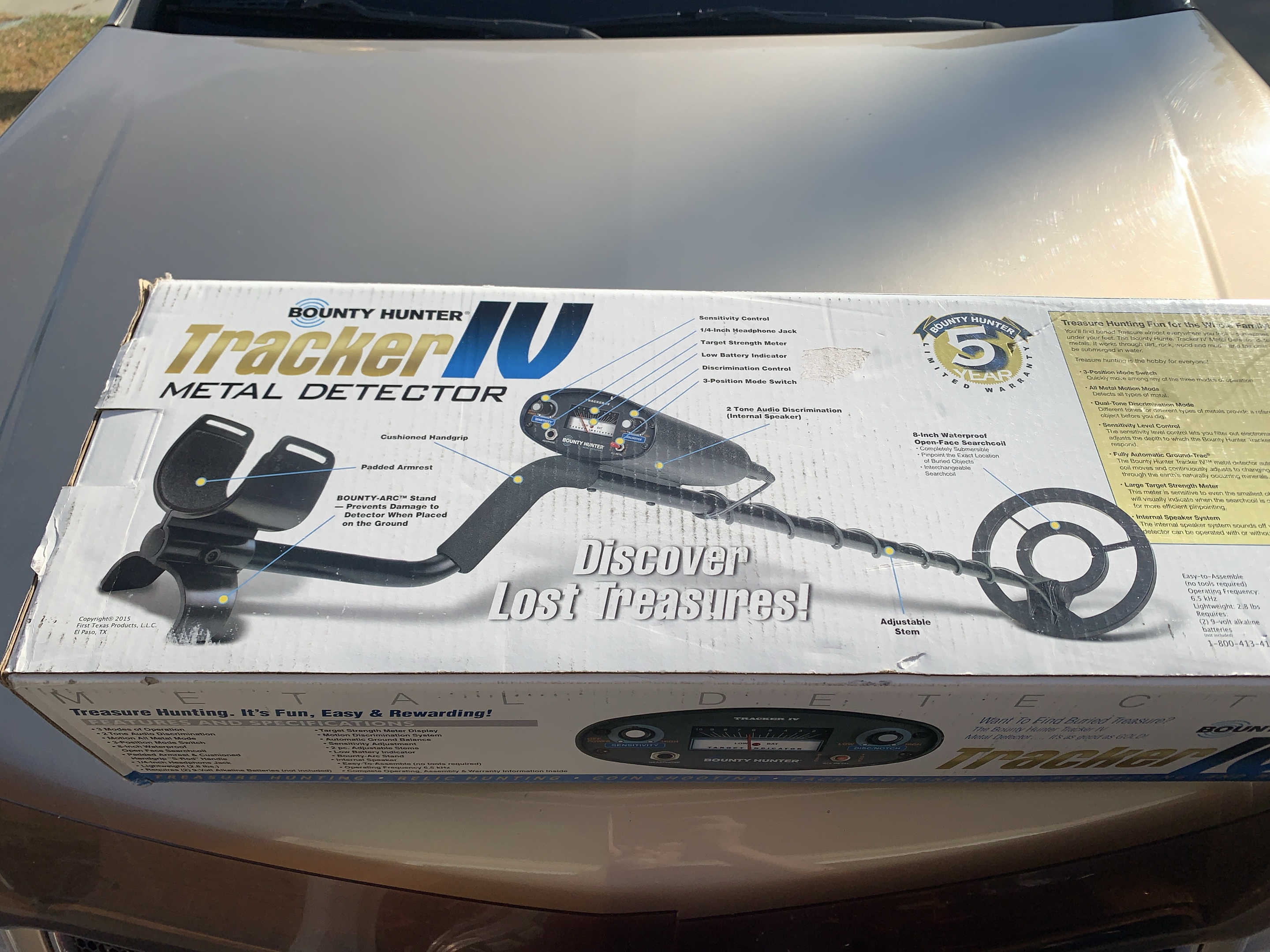 Bounty Hunter Tracker IV Metal Detector