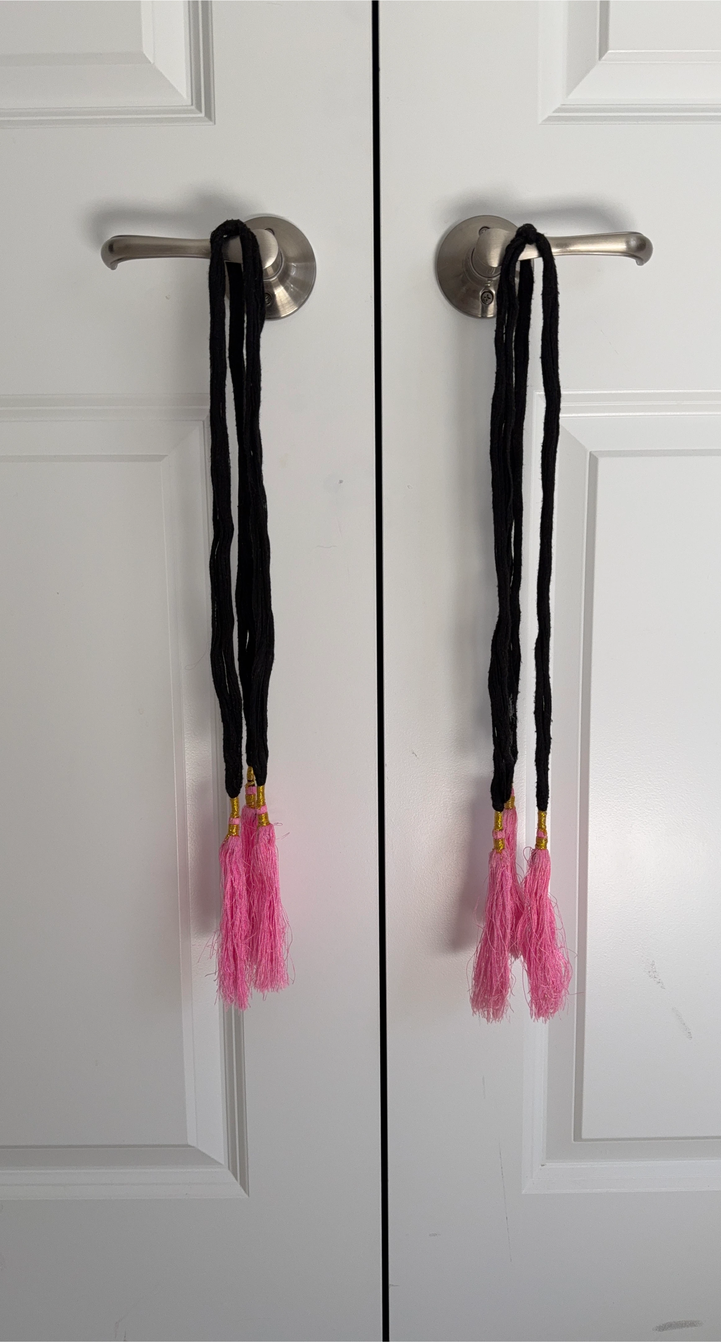 Black parandi with Pink Tassels ❤️ thumbnail