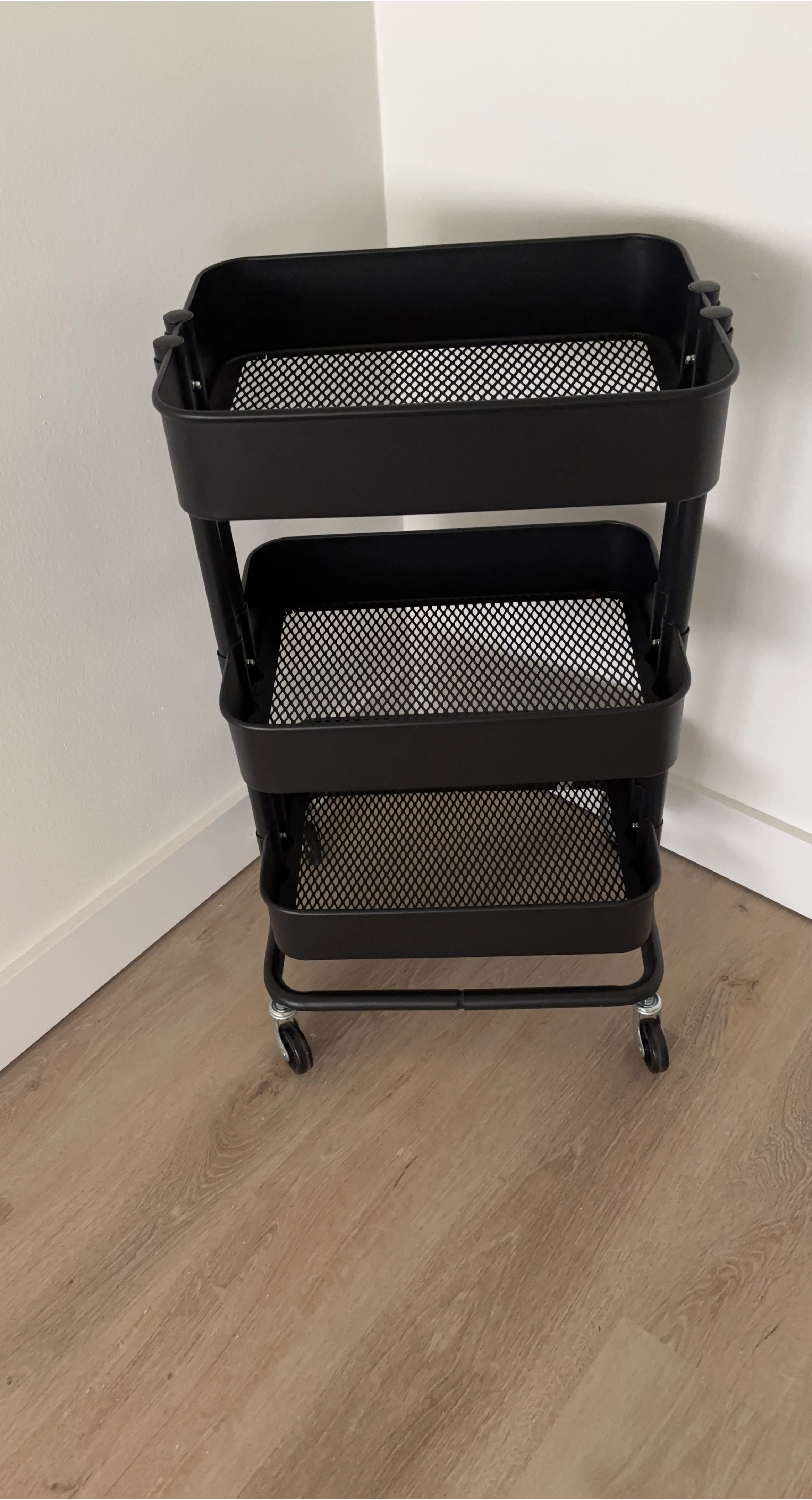 IKEA RÅSHULT Rolling Cart - Black thumbnail
