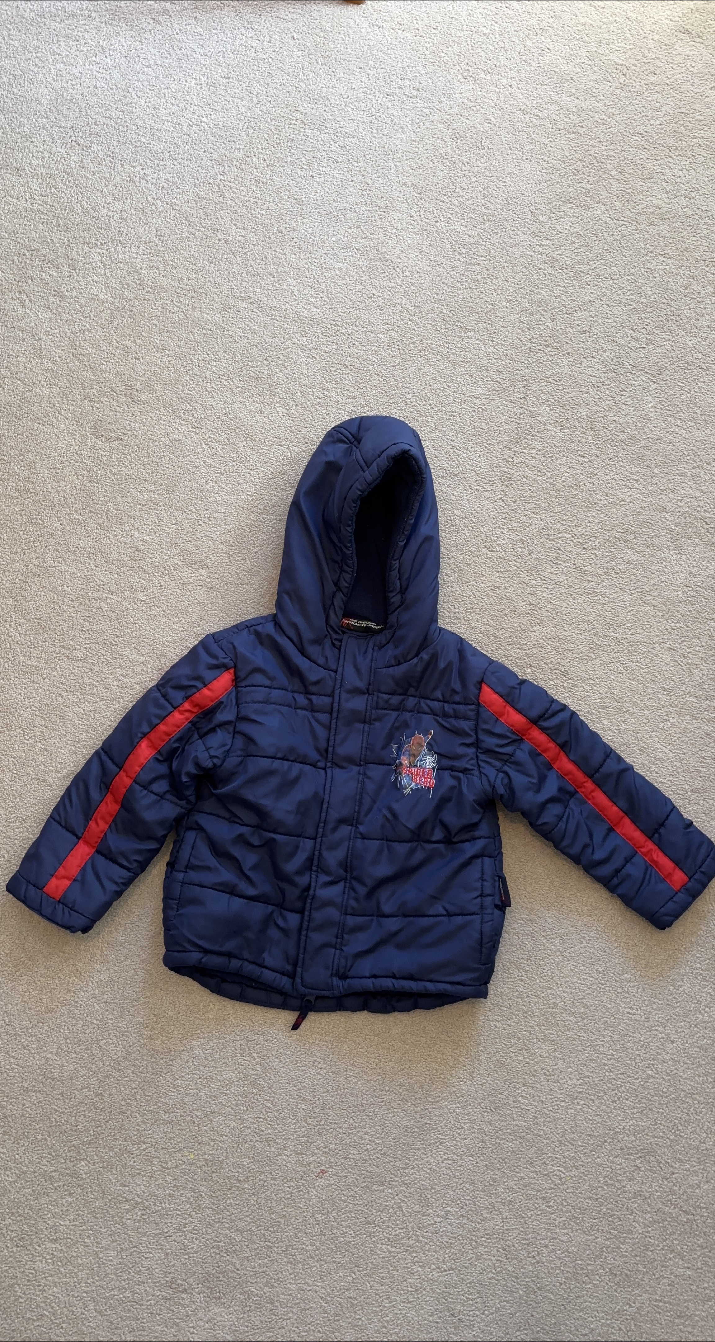 Spider Man Puffer Jacket(size 4t) thumbnail