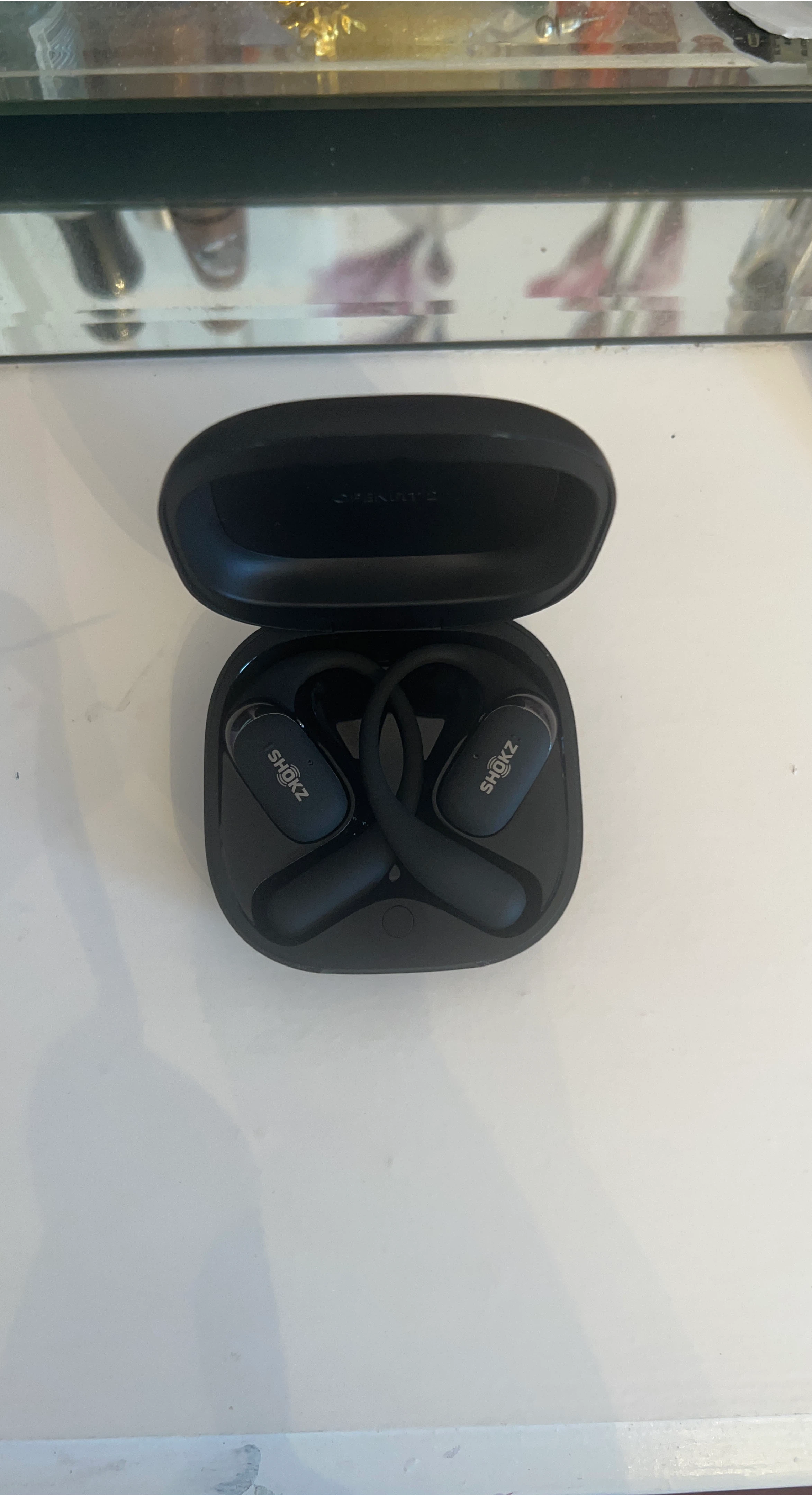 Shokz OpenFit Black Open-Ear Headphones