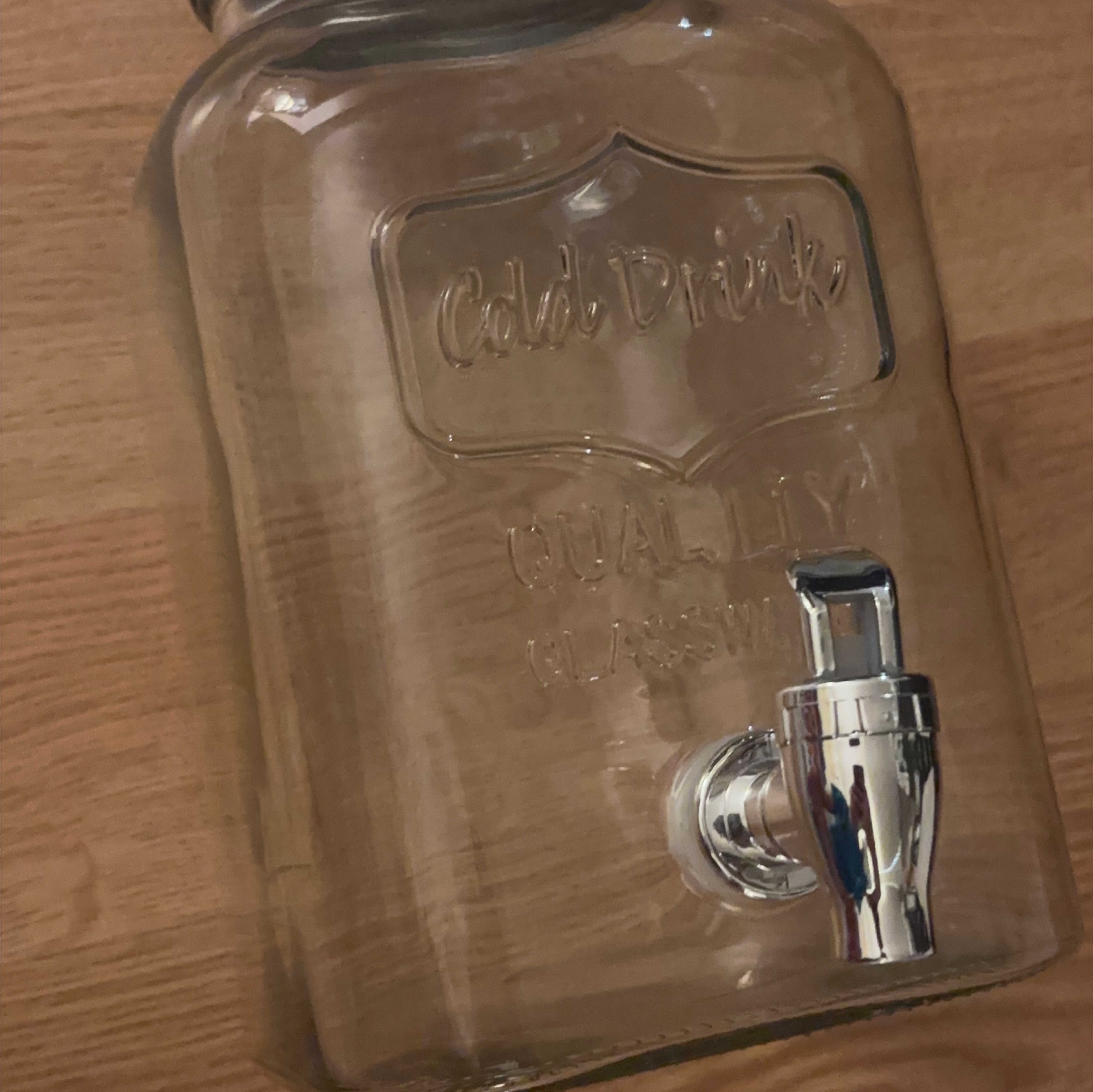 Glass Drink Dispenser with Spigot thumbnail