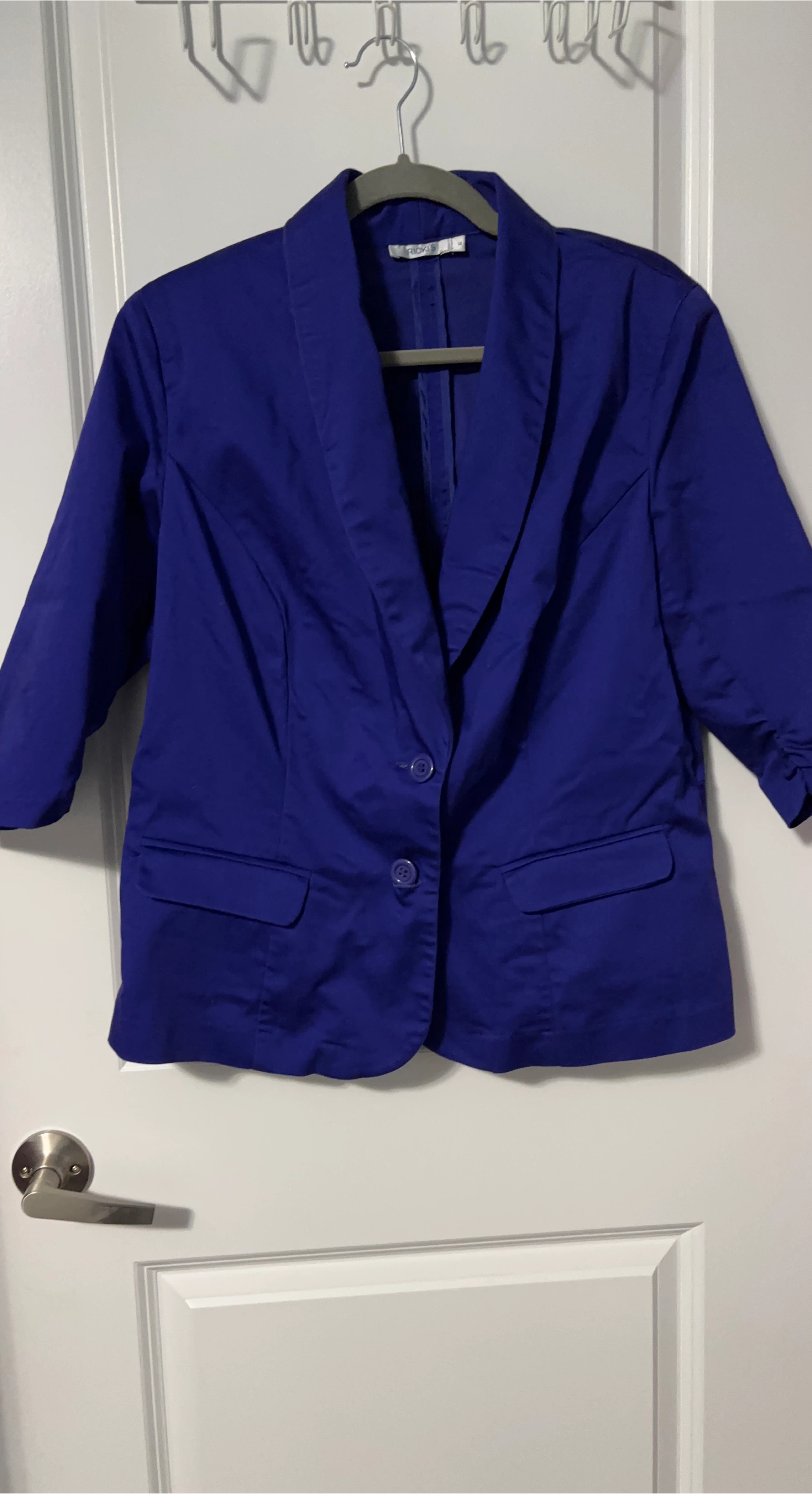 Rickis Blue Blazer - Size 14 thumbnail