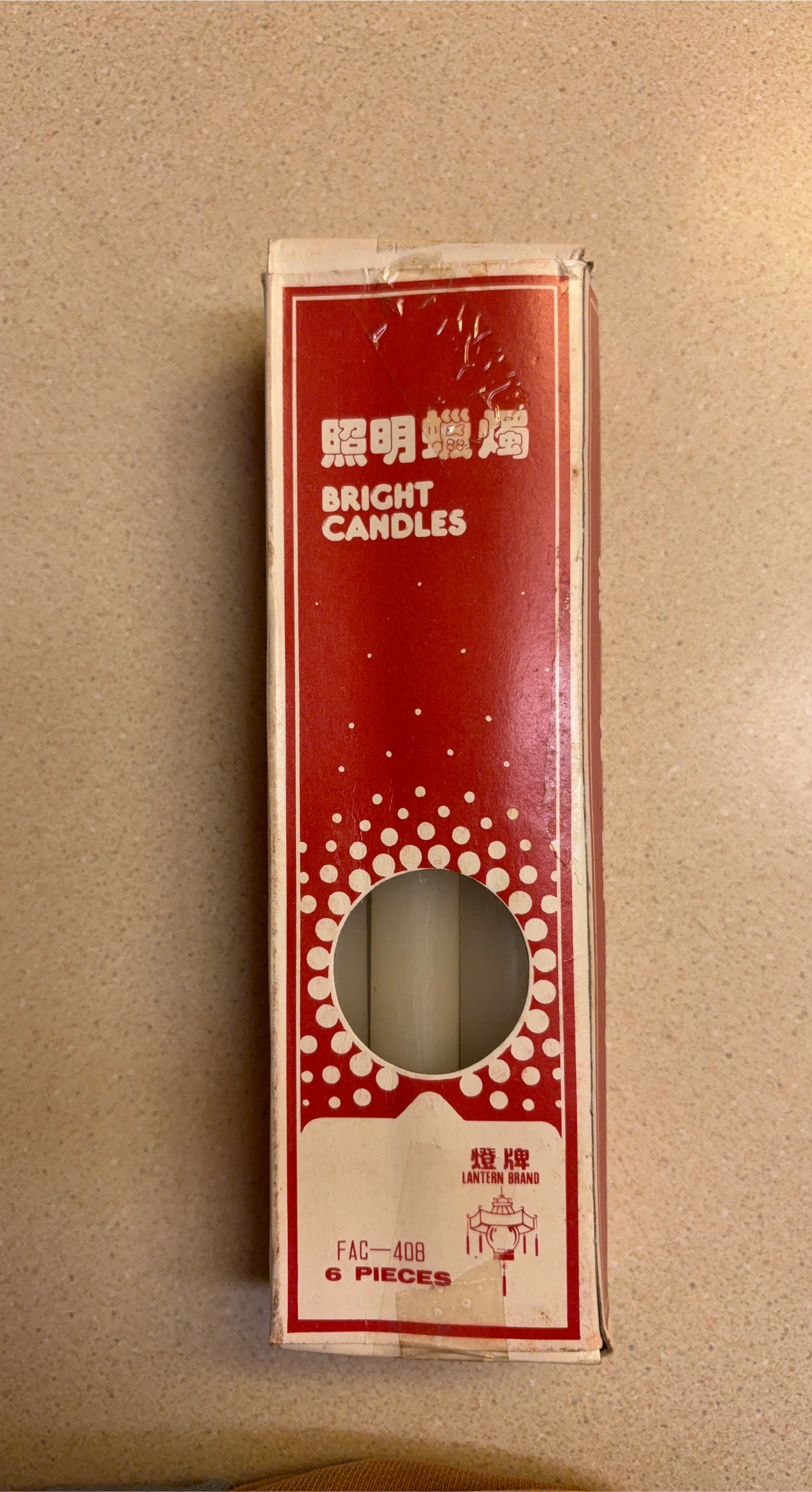 Bright Candles - 6 Pieces