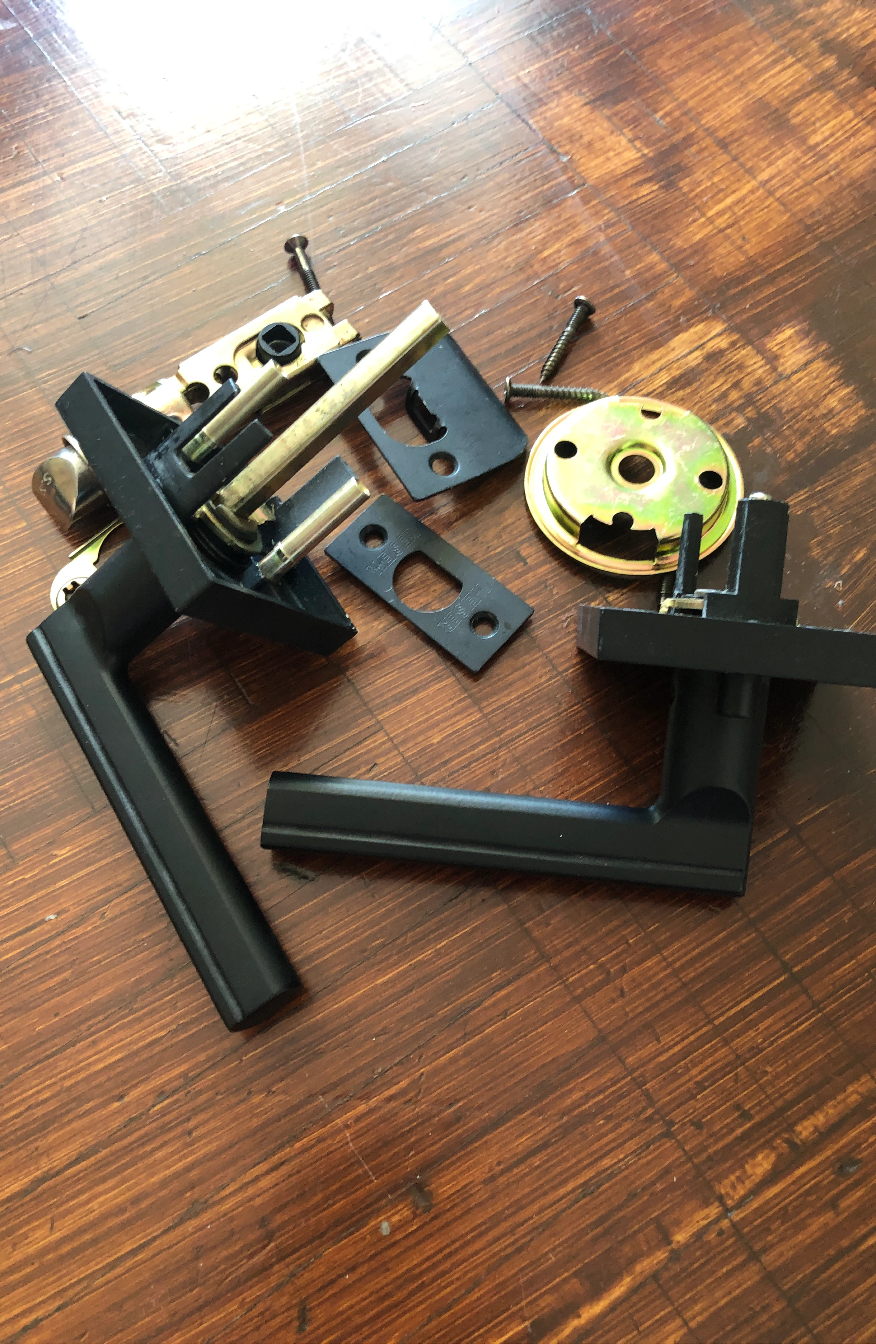 Black Door Handle Set thumbnail