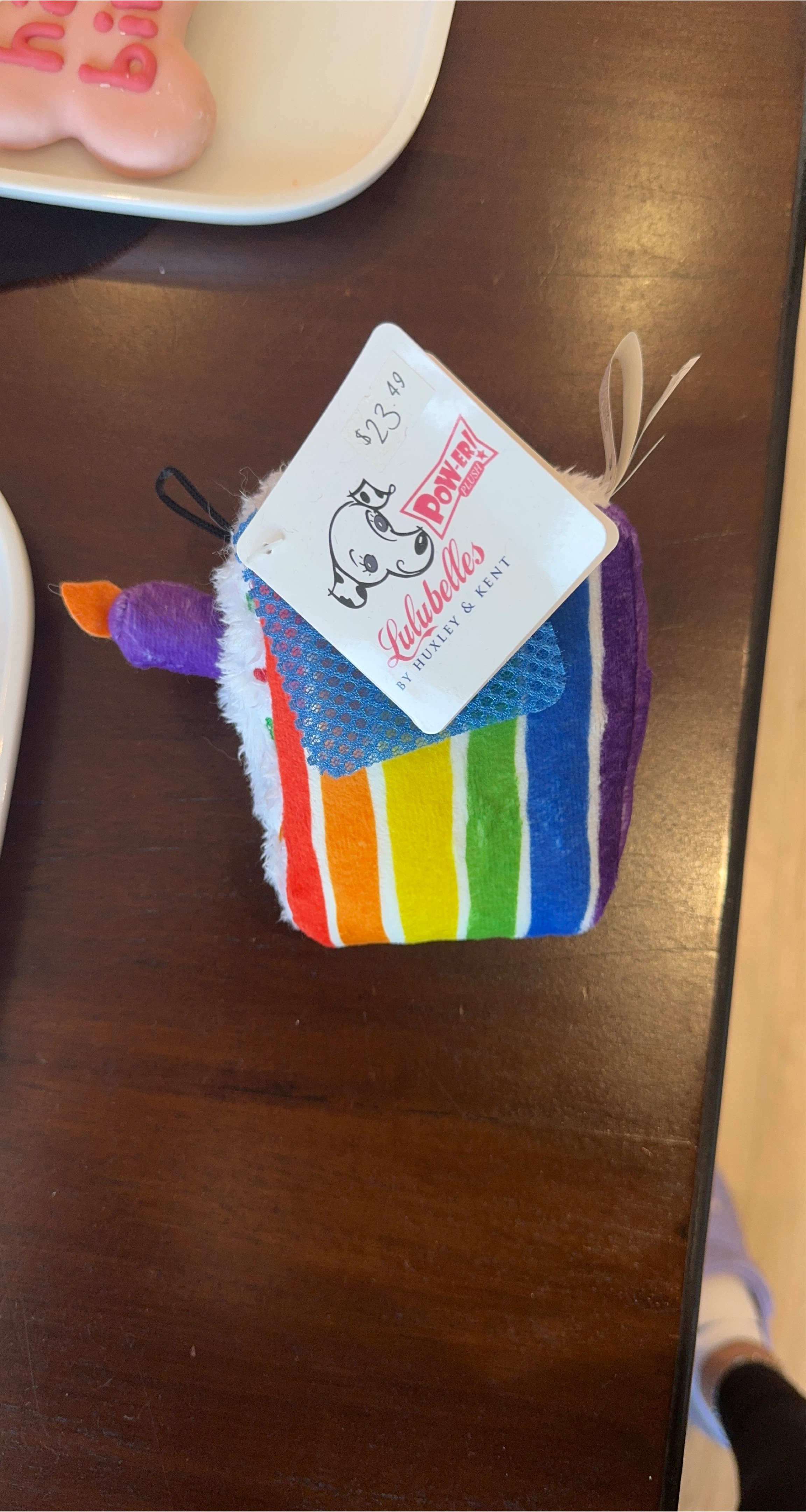 Lulubelles Rainbow Birthday Cake Dog Toy thumbnail
