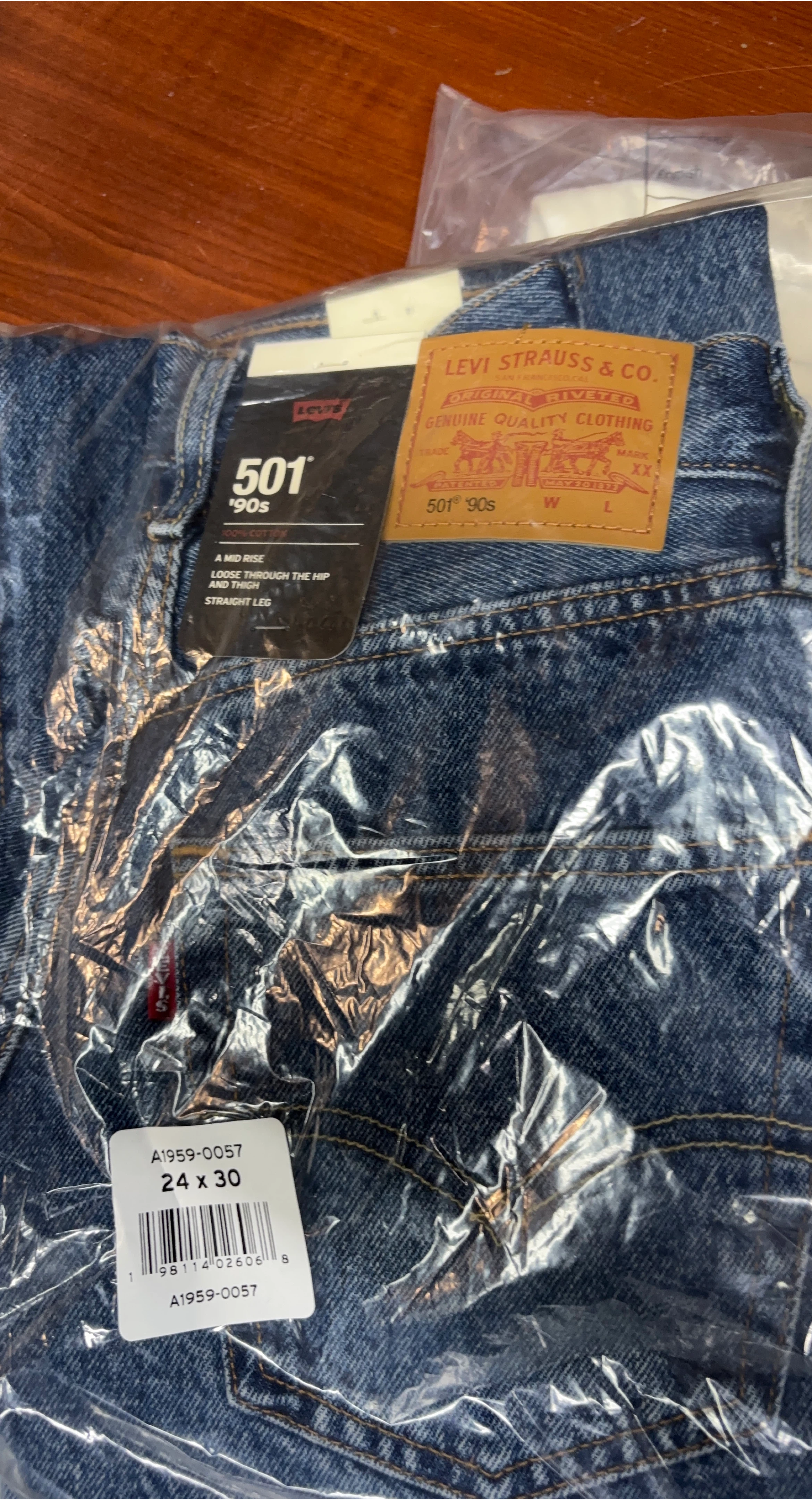 Levi's 501 '90s Jeans - Size 24x30 thumbnail