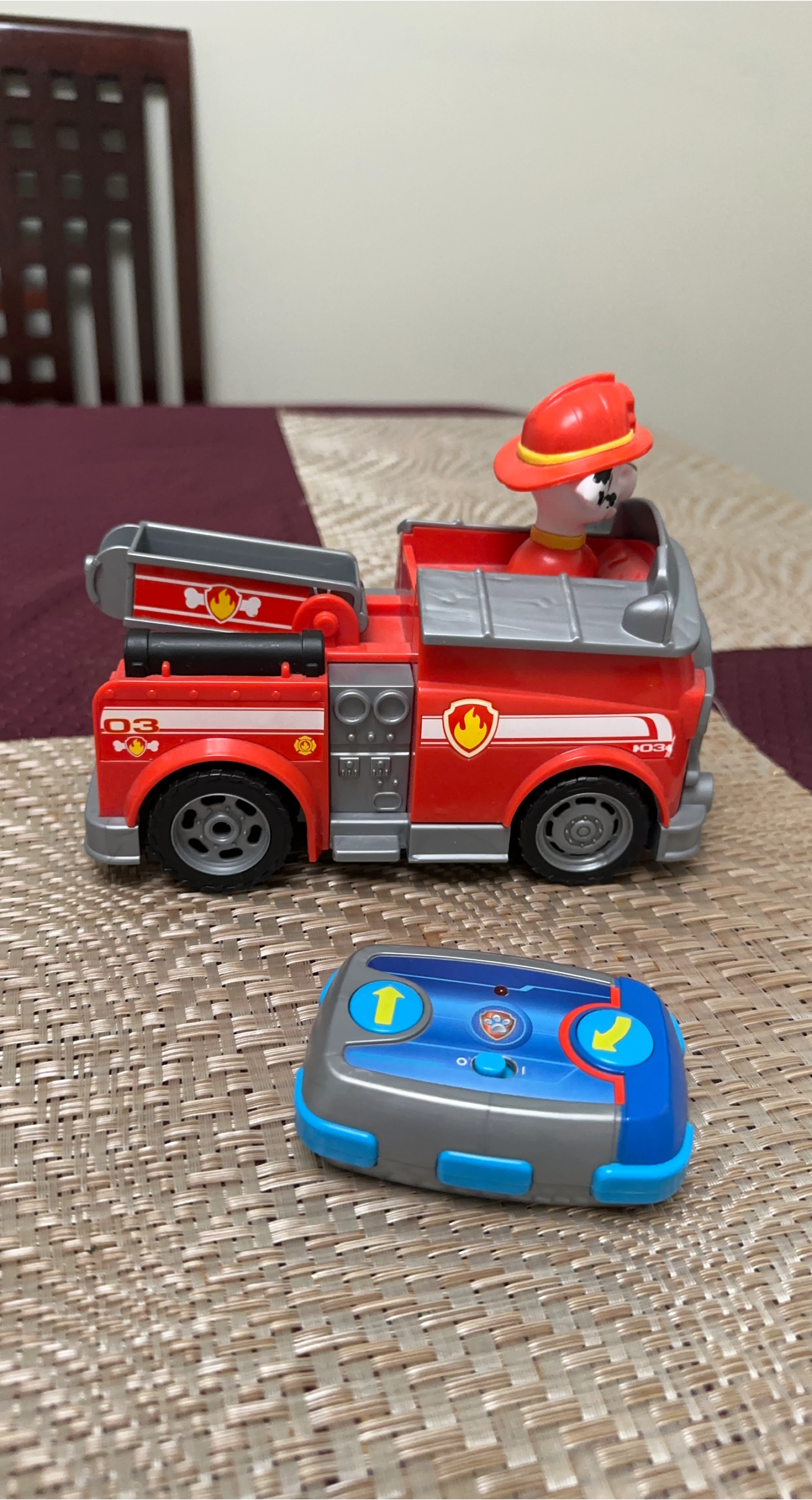 Paw Patrol Marshall RC Fire Truck thumbnail