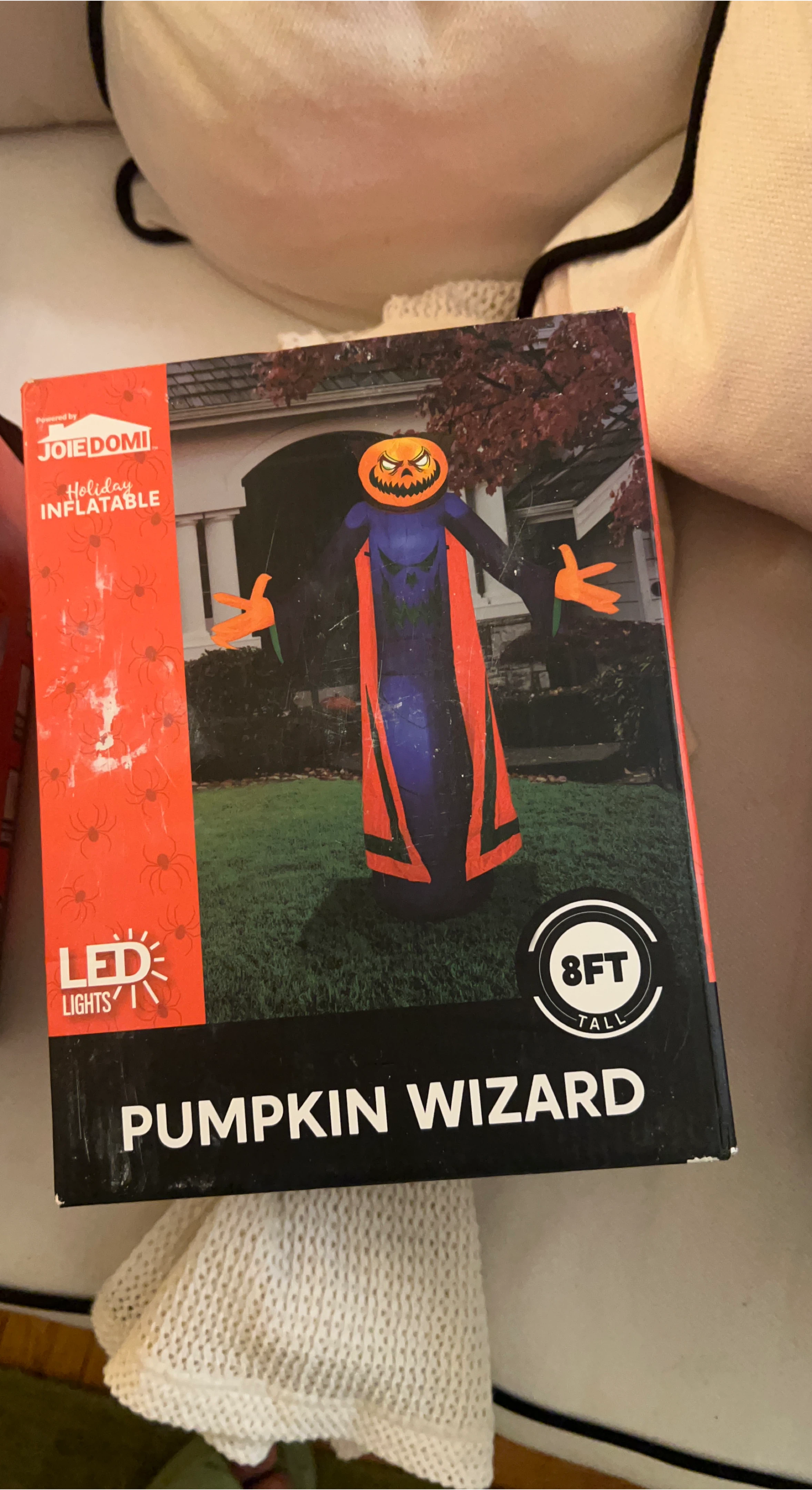 JOIEDOMI 8FT Pumpkin Wizard Inflatable thumbnail