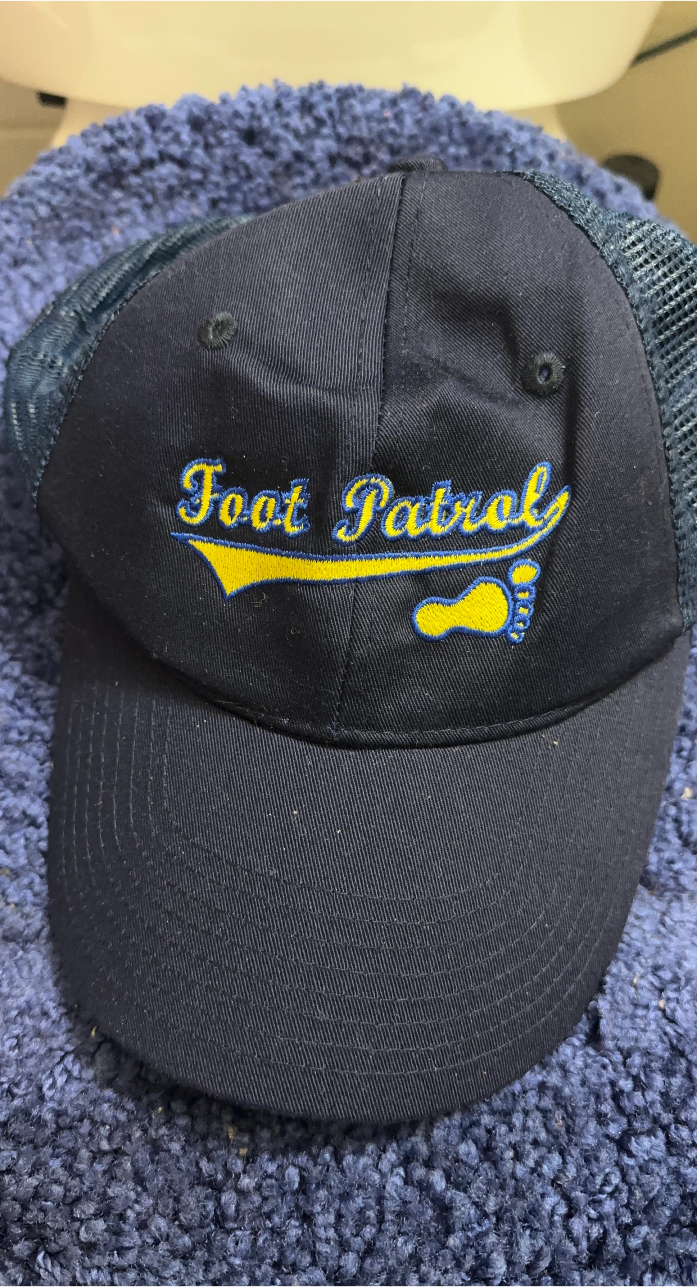 Foot Patrol Blue Baseball Cap