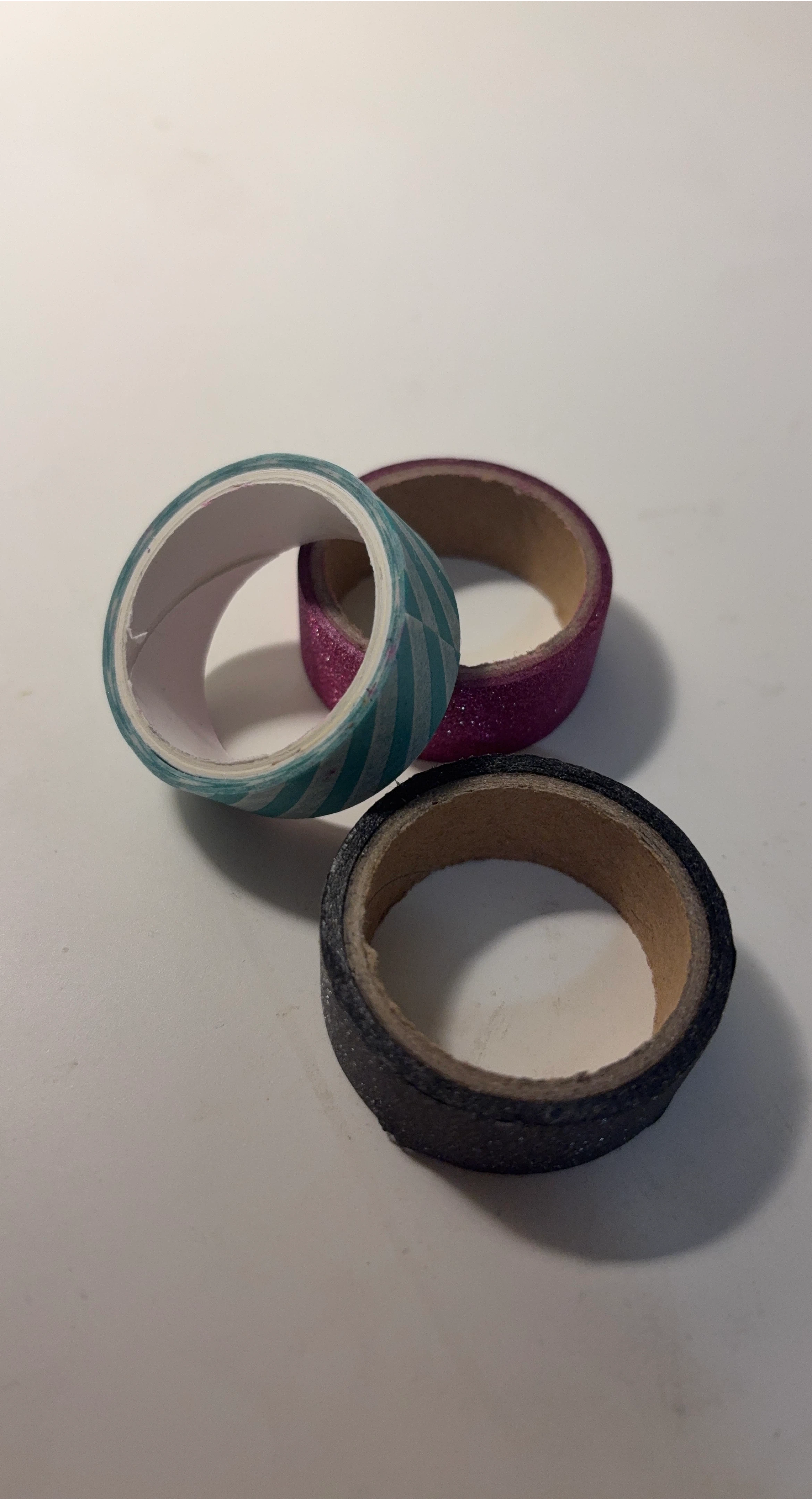 Washi Tape Set - Black, Purple, Turquoise thumbnail
