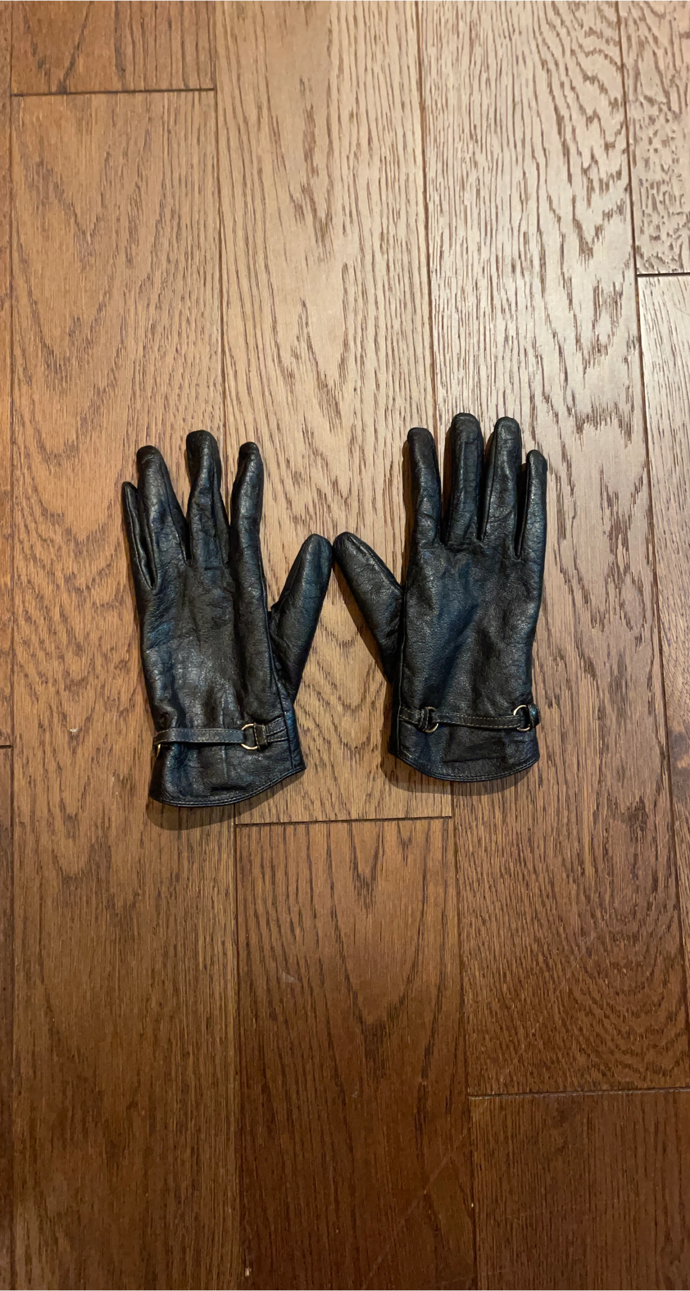 Leather Gloves - Black thumbnail