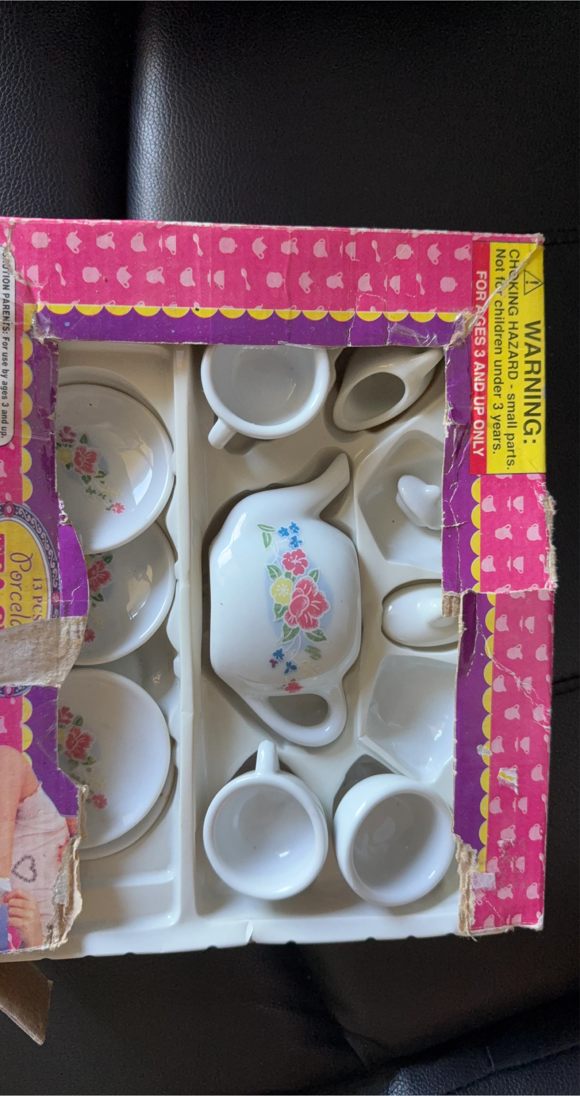 Porcelain Tea Set - 13 Pieces - Ages 3+ thumbnail