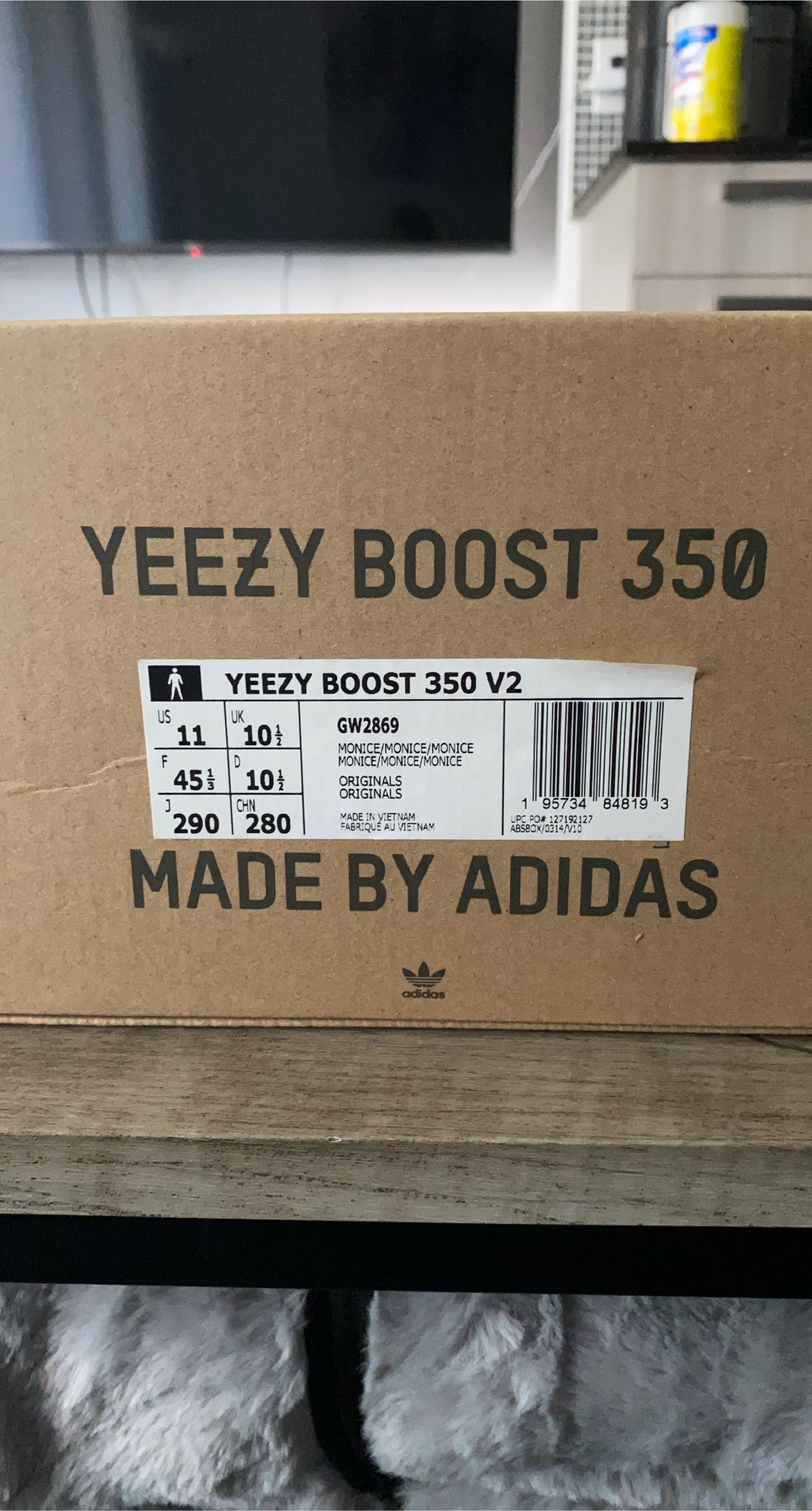 Adidas Yeezy Boost 350 V2 US 11
