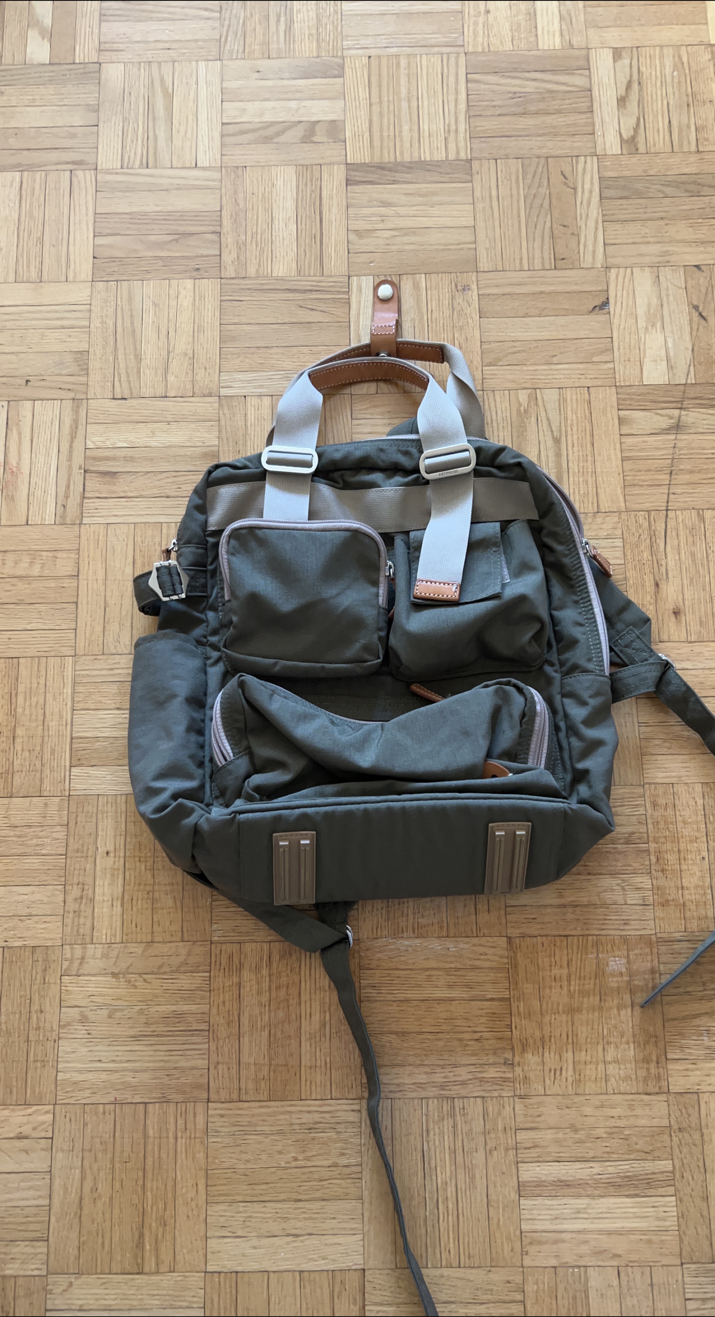 Olive Green Backpack thumbnail