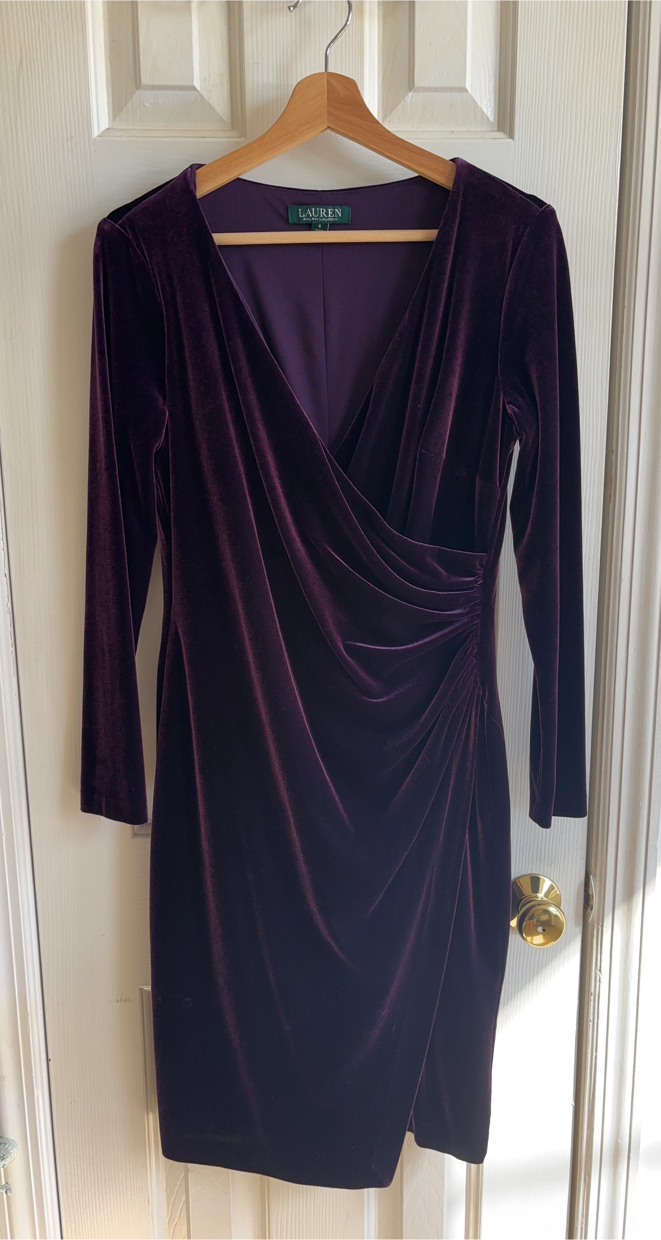 Ralph Lauren Velvet Dress - Size 6 thumbnail
