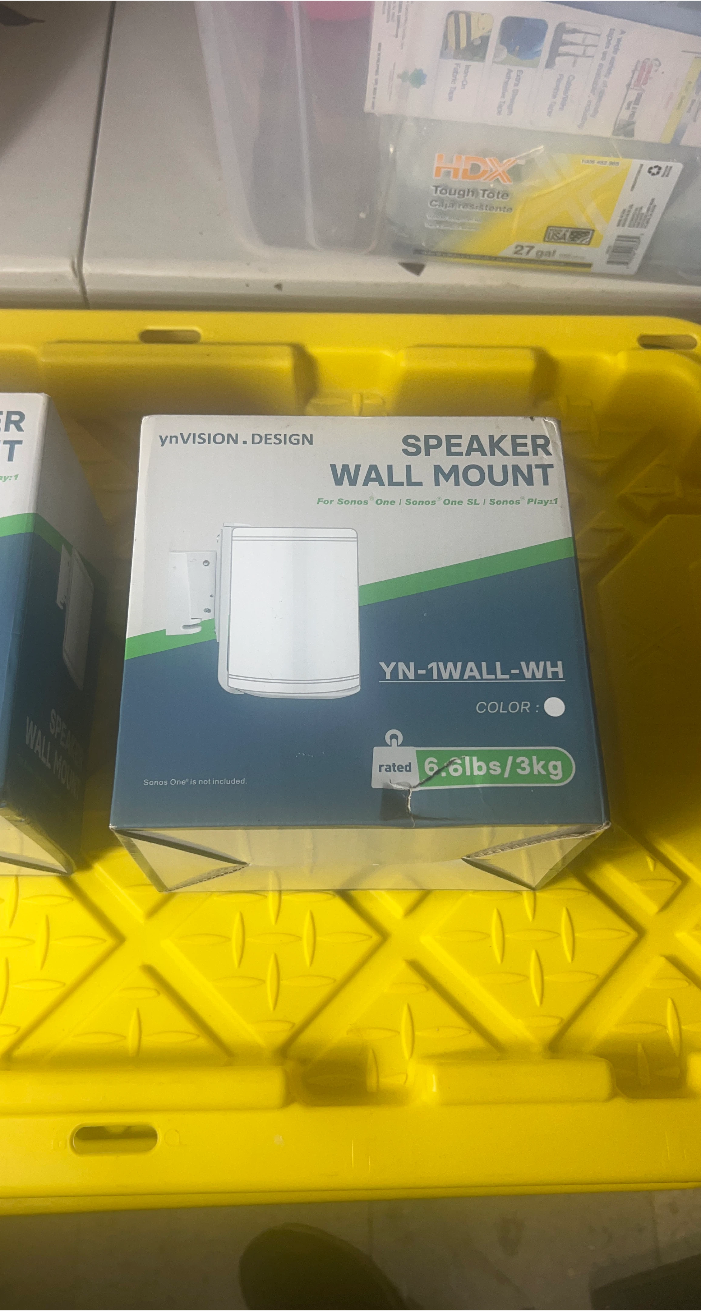 ynVISION.DESIGN Speaker Wall Mount - White thumbnail