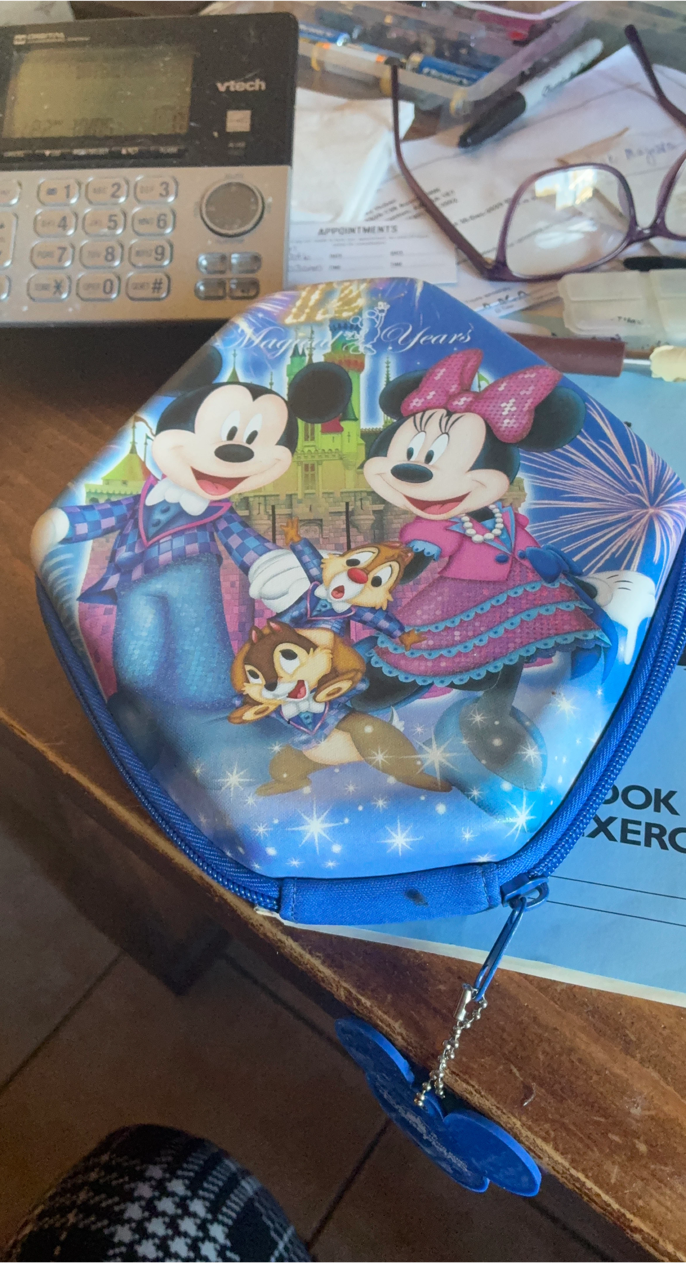 Hong Kong Disneyland Pencil Case with Supplies