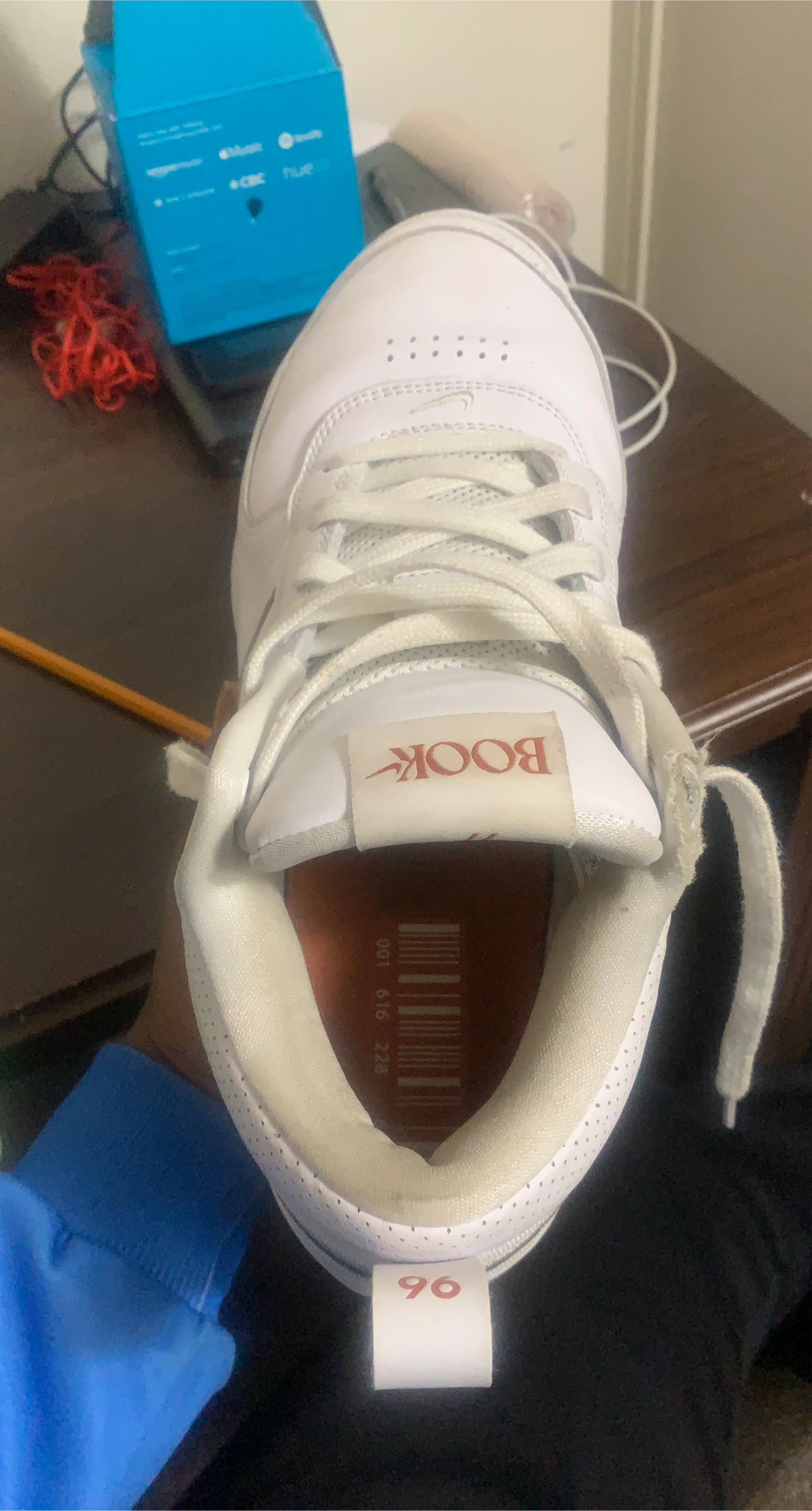 Nike Book 1 White Sneakers thumbnail