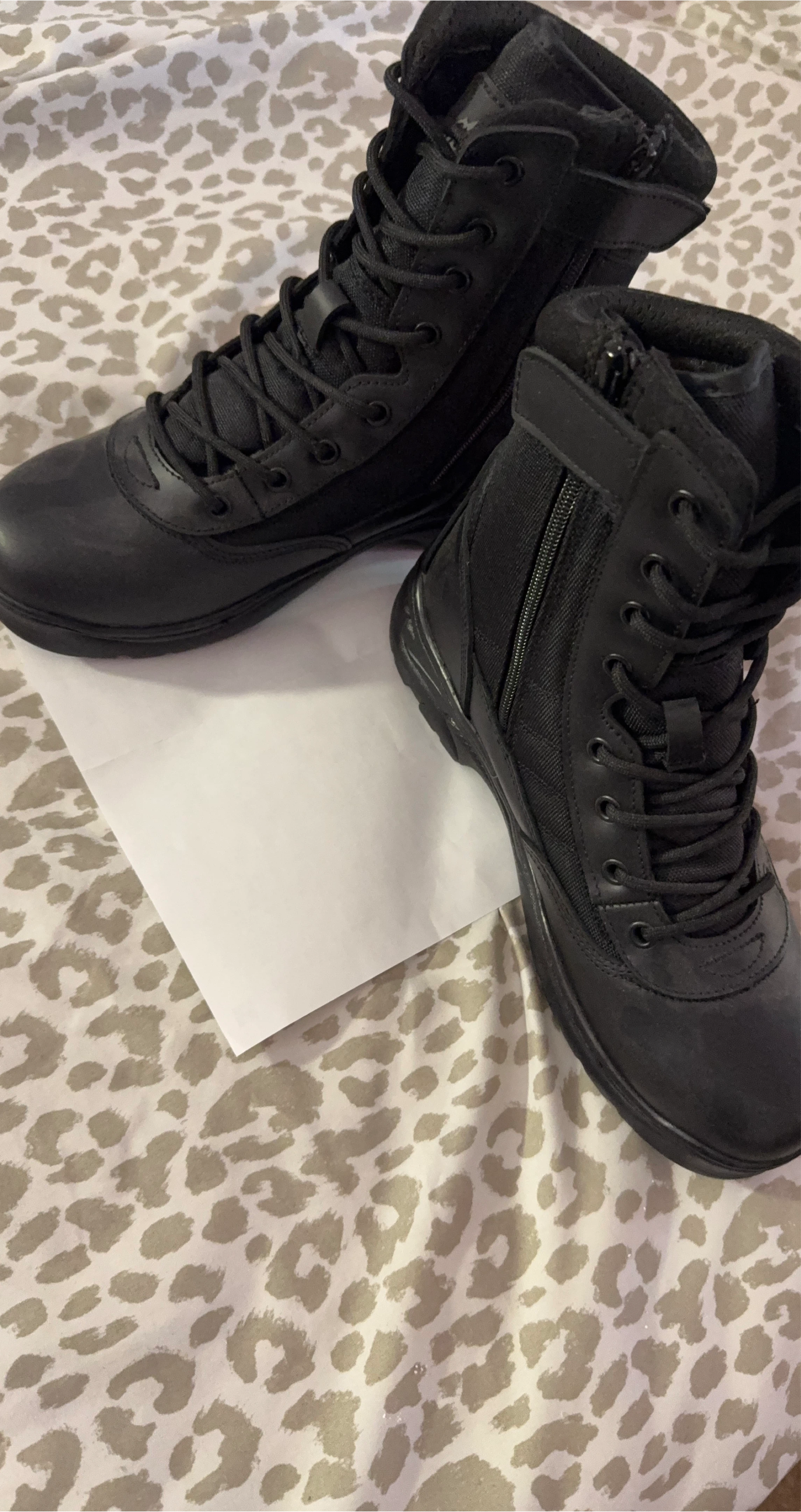Black Tactical Boots thumbnail