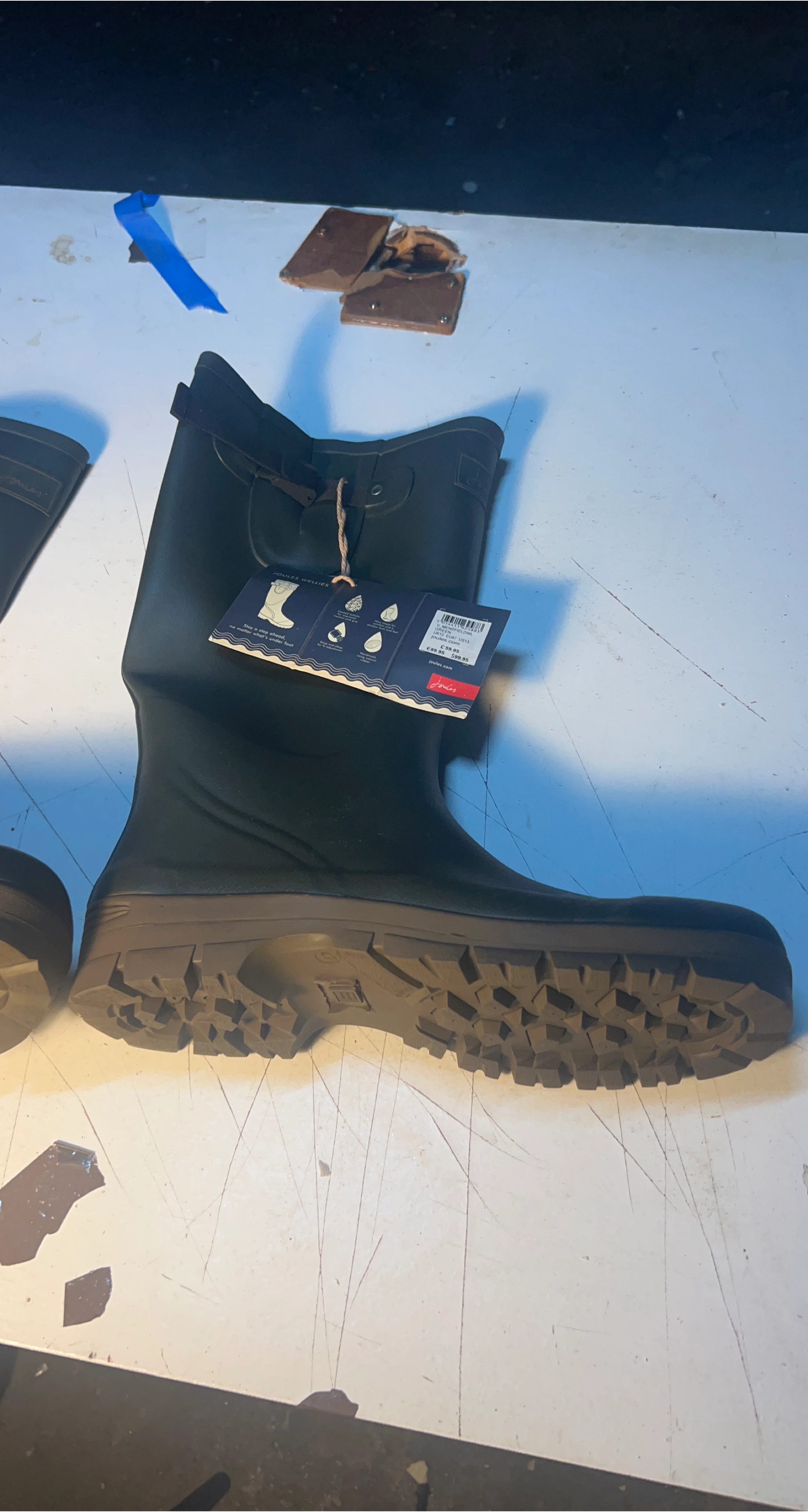 Joules Wellies Green UK7 EU41 US13 thumbnail
