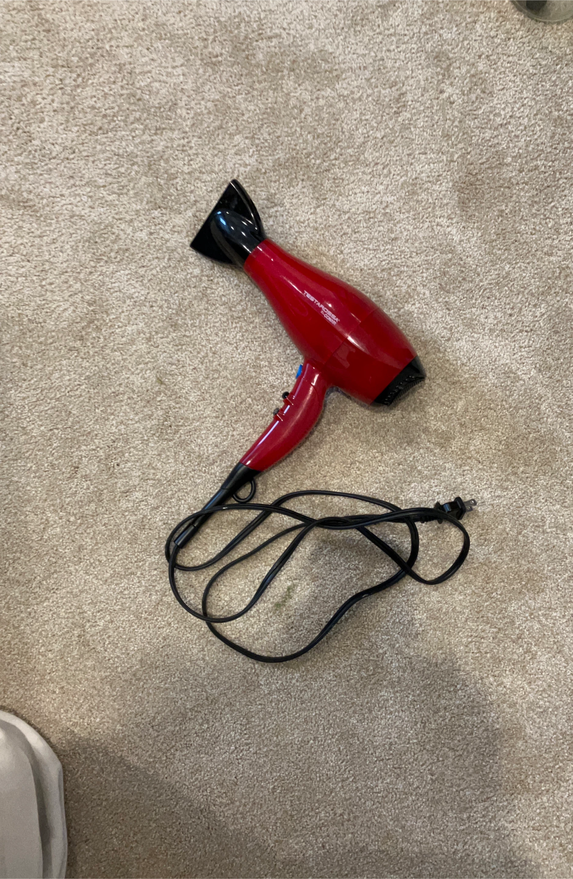 Testarossa E-Compact Hair Dryer - Red