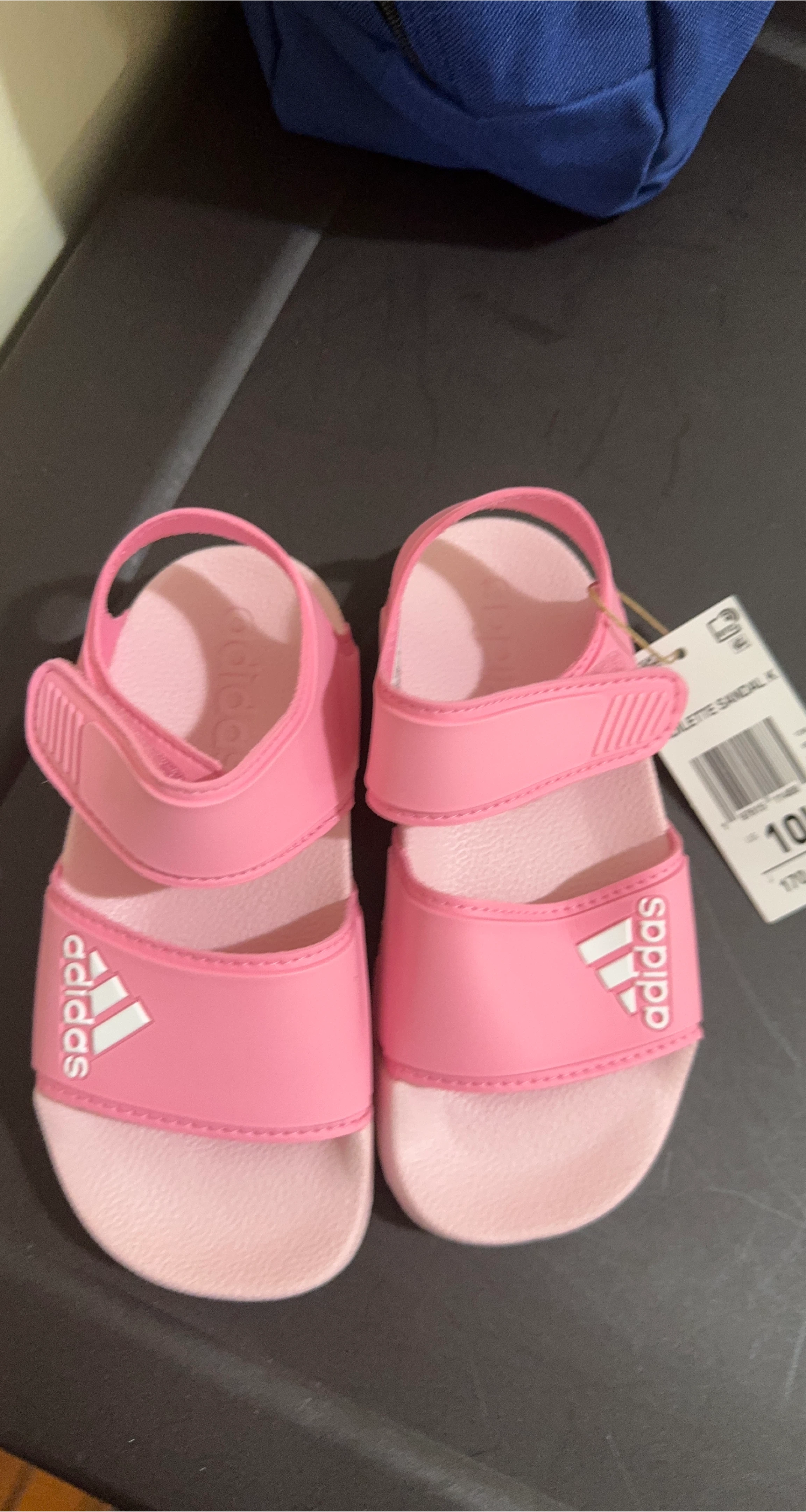Adidas Adilette Sandals - Pink, Size 10 Toddler thumbnail
