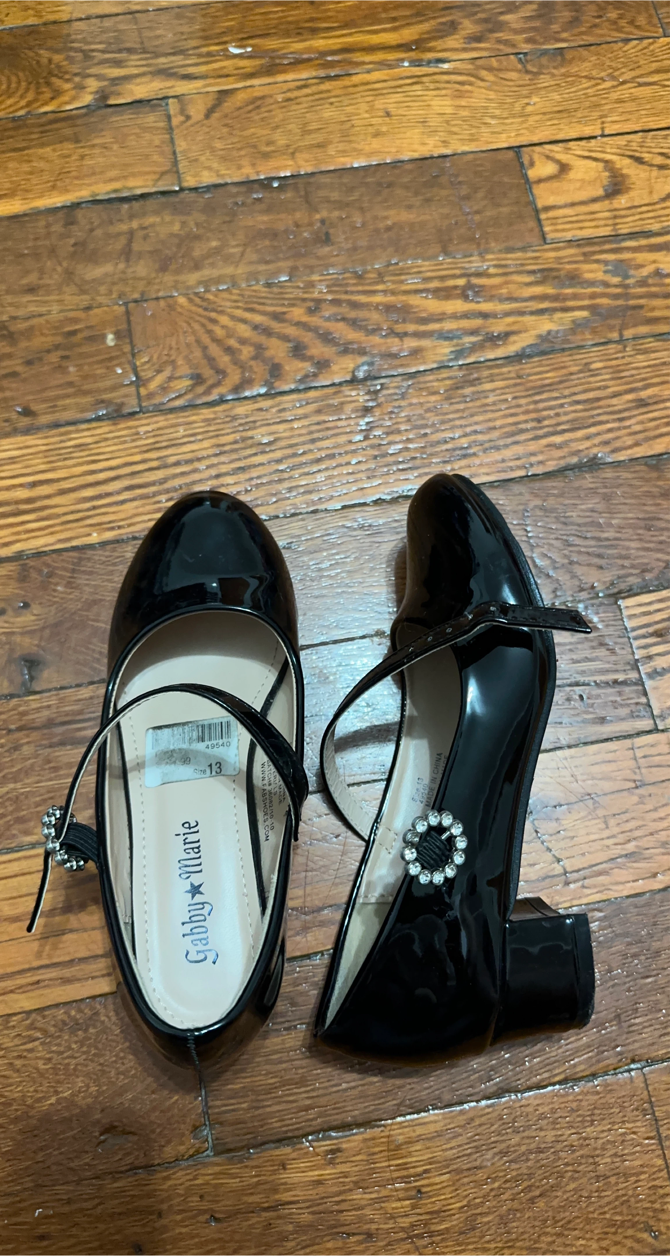 Gabby Marie Black Dress Shoes - Size 13 thumbnail