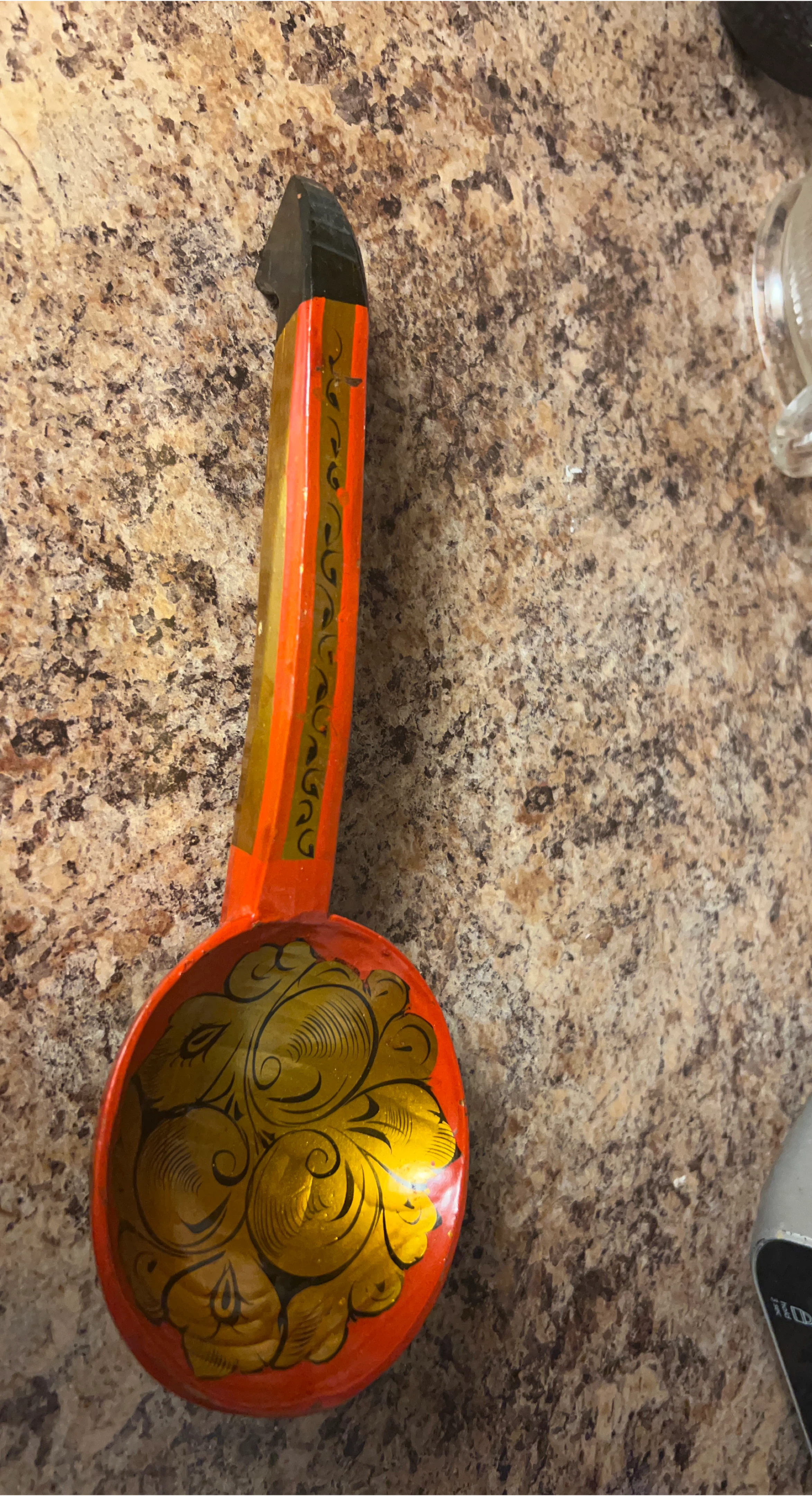 Hand Painted Wooden Spoon