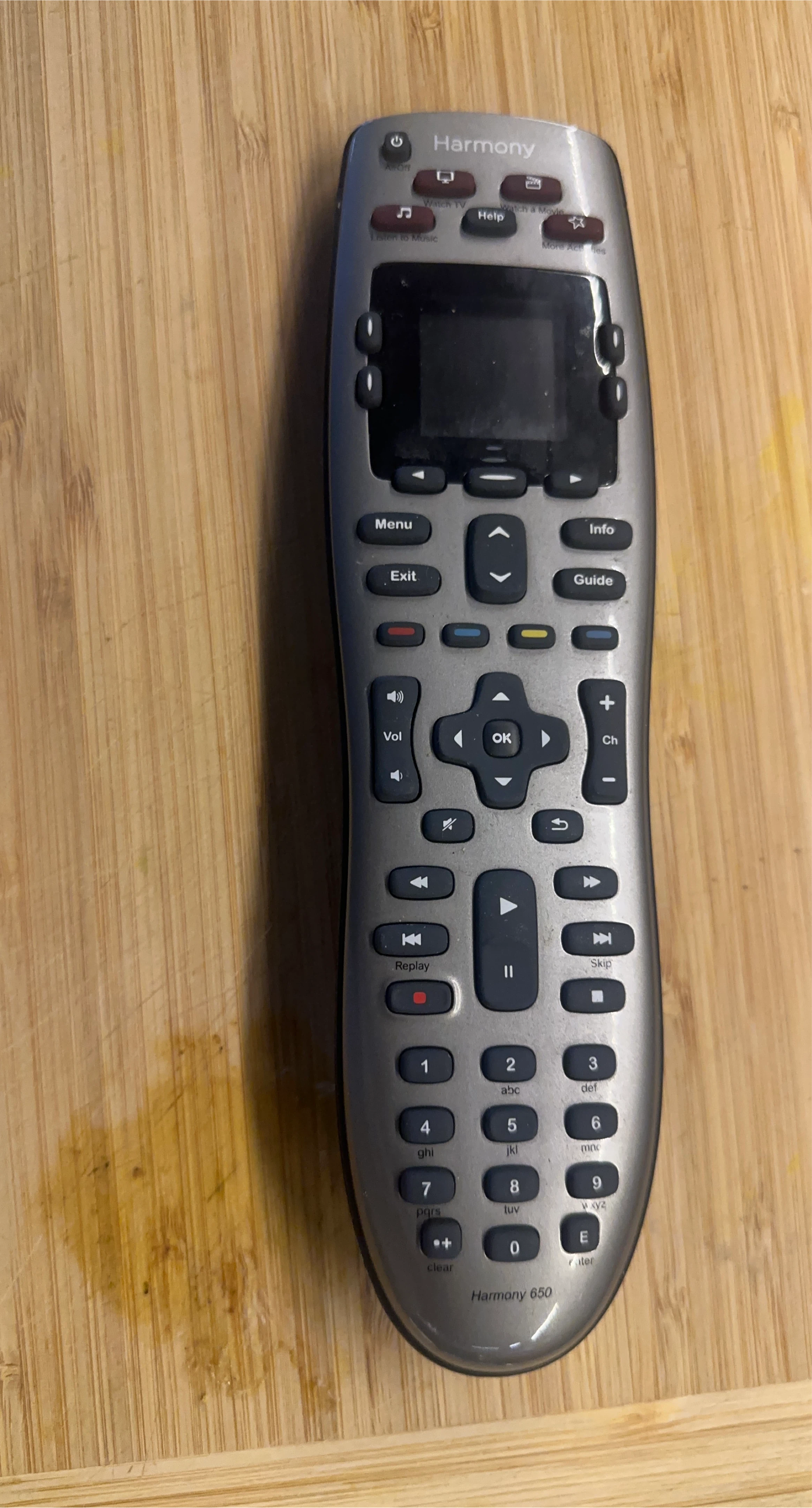 Logitech Harmony 650 Remote Control