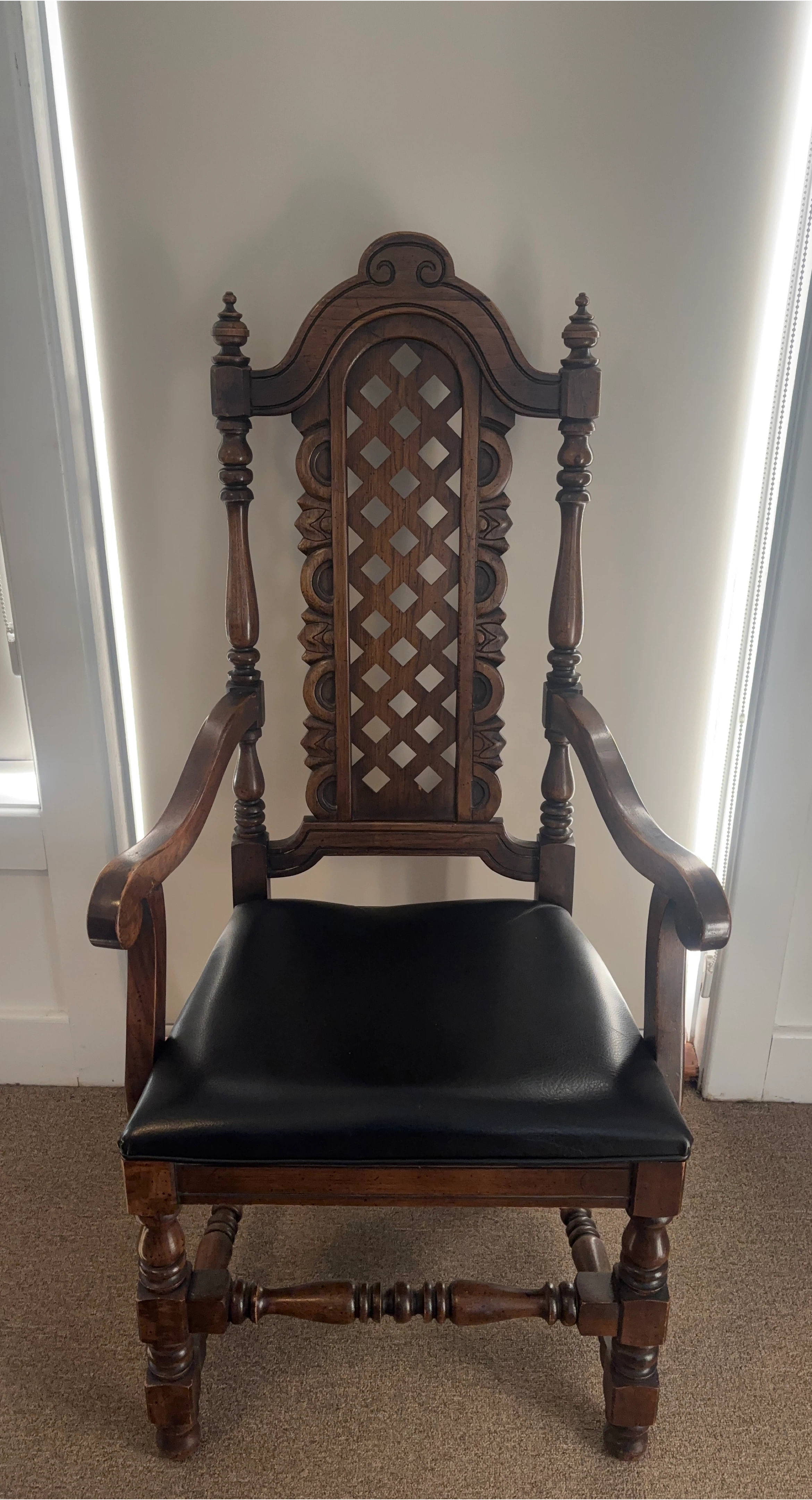 Antique  Wooden Armchair thumbnail