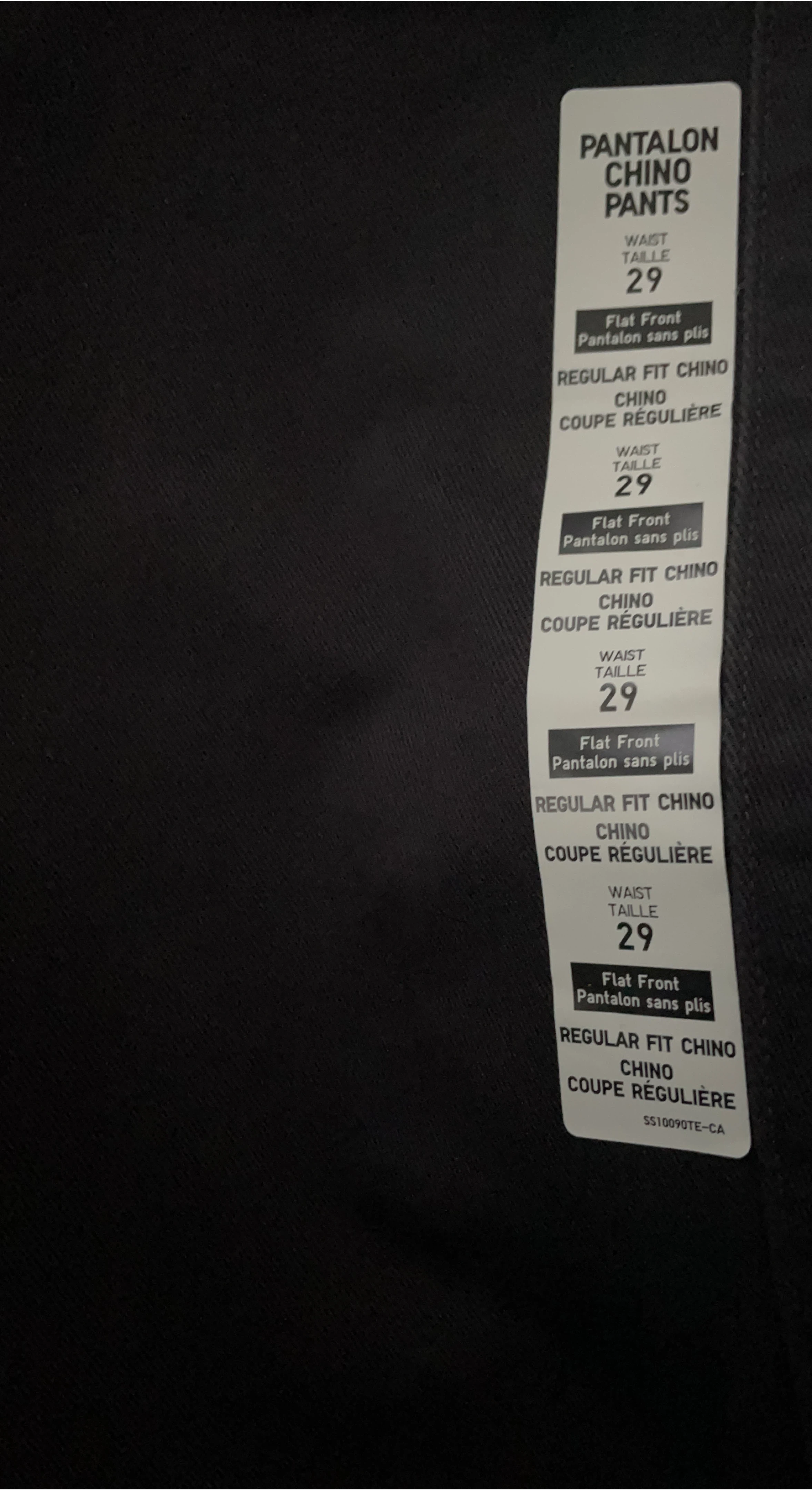 New Uniqlo Regular Fit Chino Pants - Waist 29 thumbnail