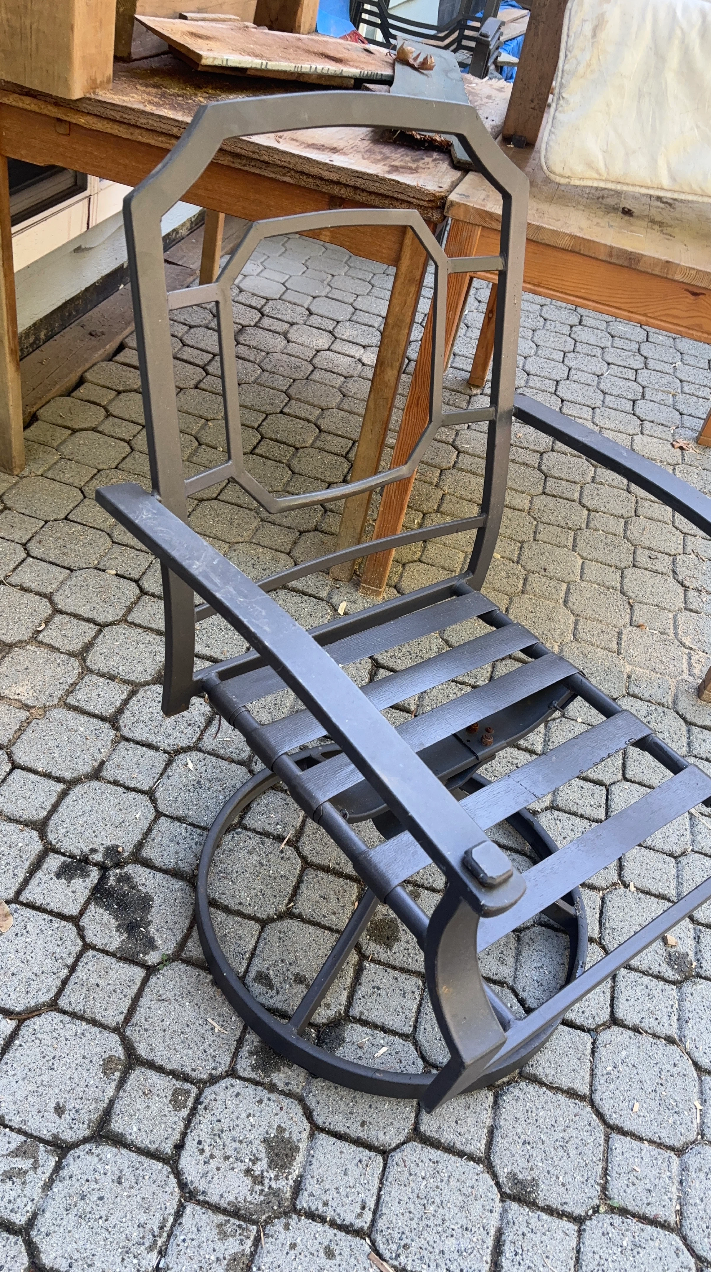 Outdoor Swivel Chair - Metal Frame thumbnail