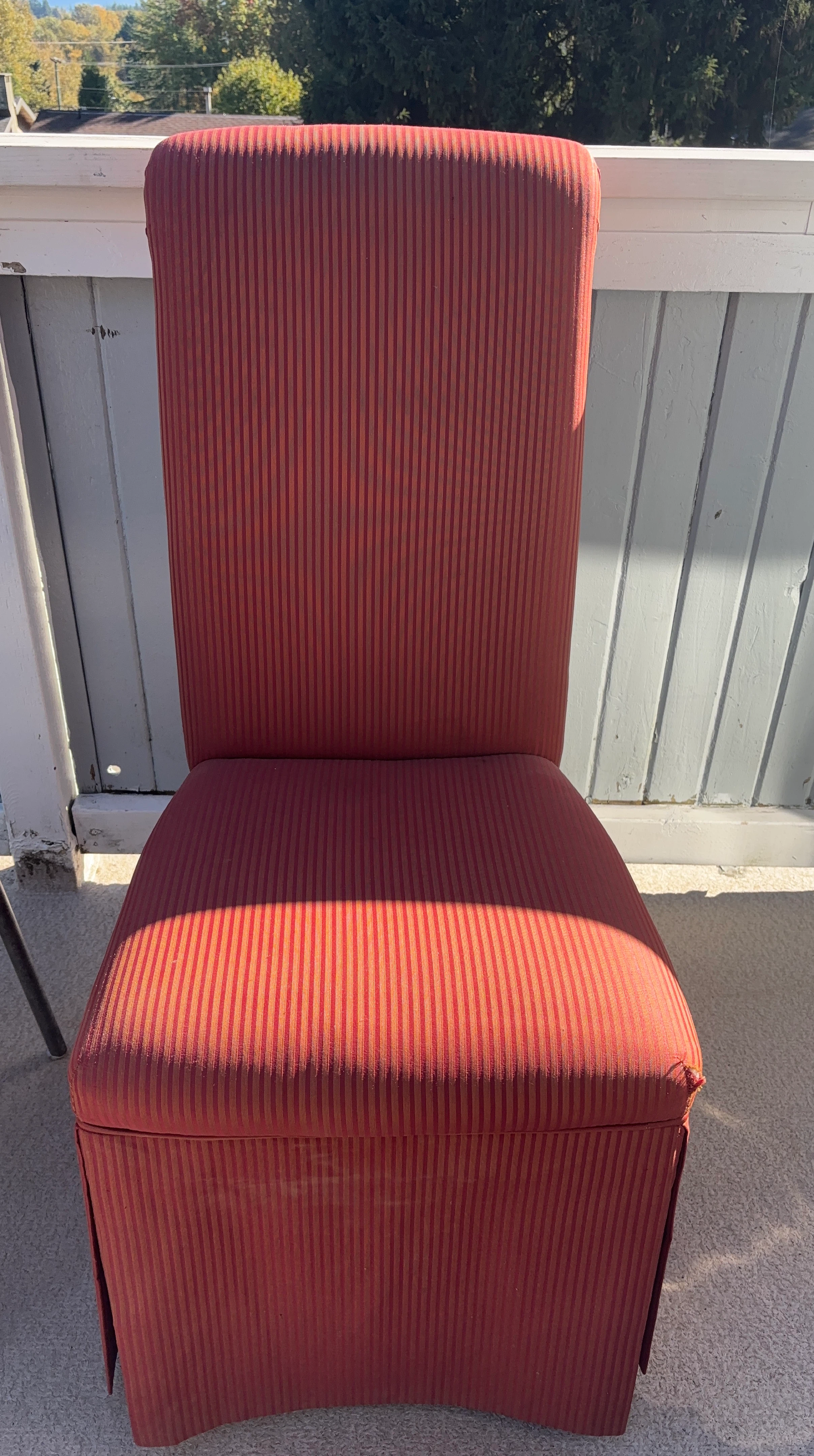 Upholstered Dining Chair - Red thumbnail