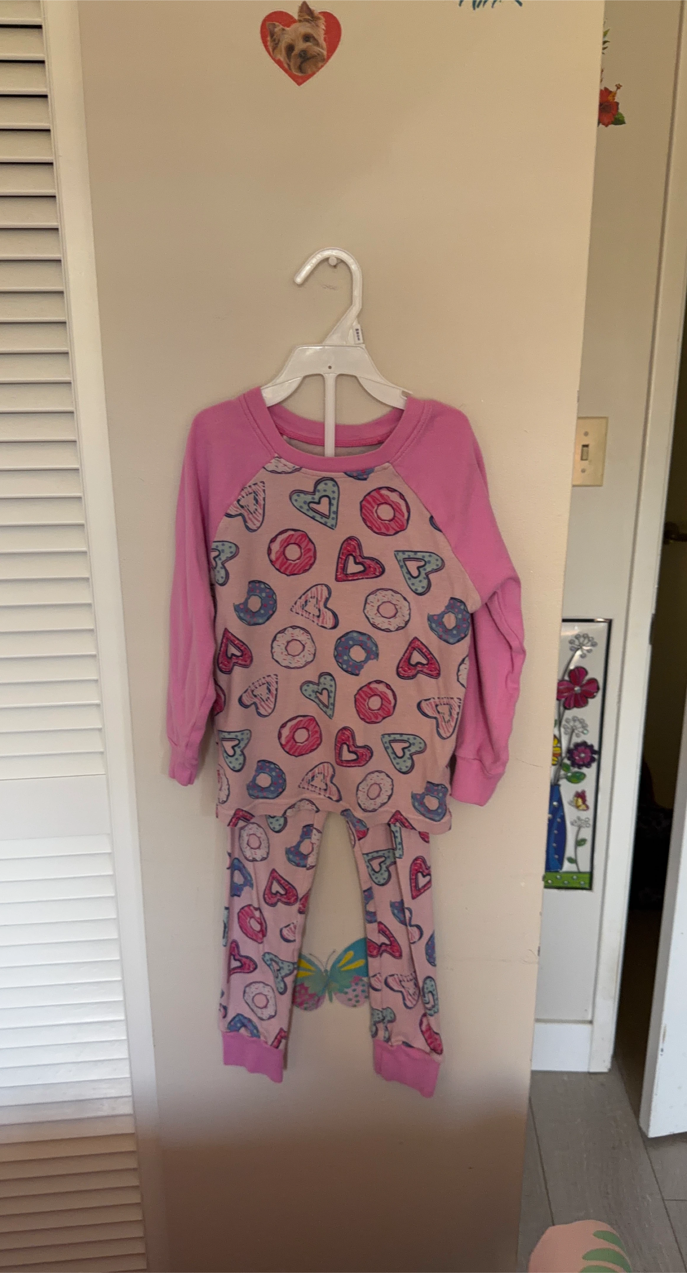 Pink Donut Pajama Set Size 5 thumbnail