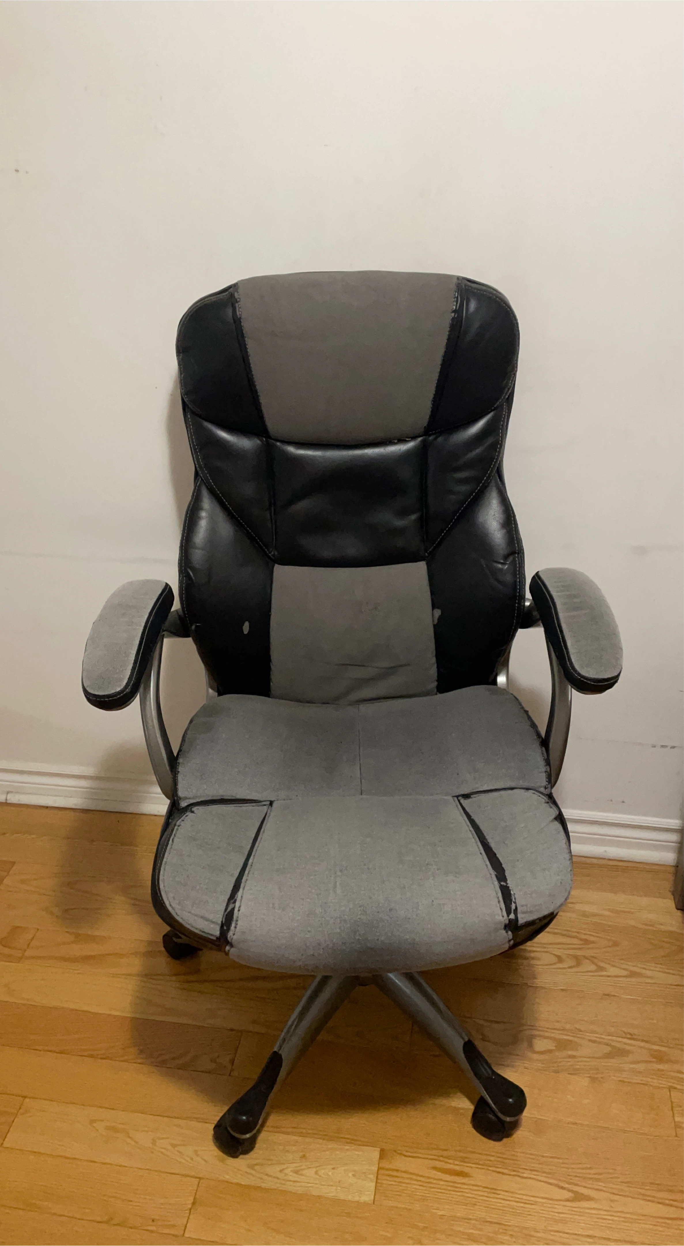 Grey and Black Office Chair thumbnail