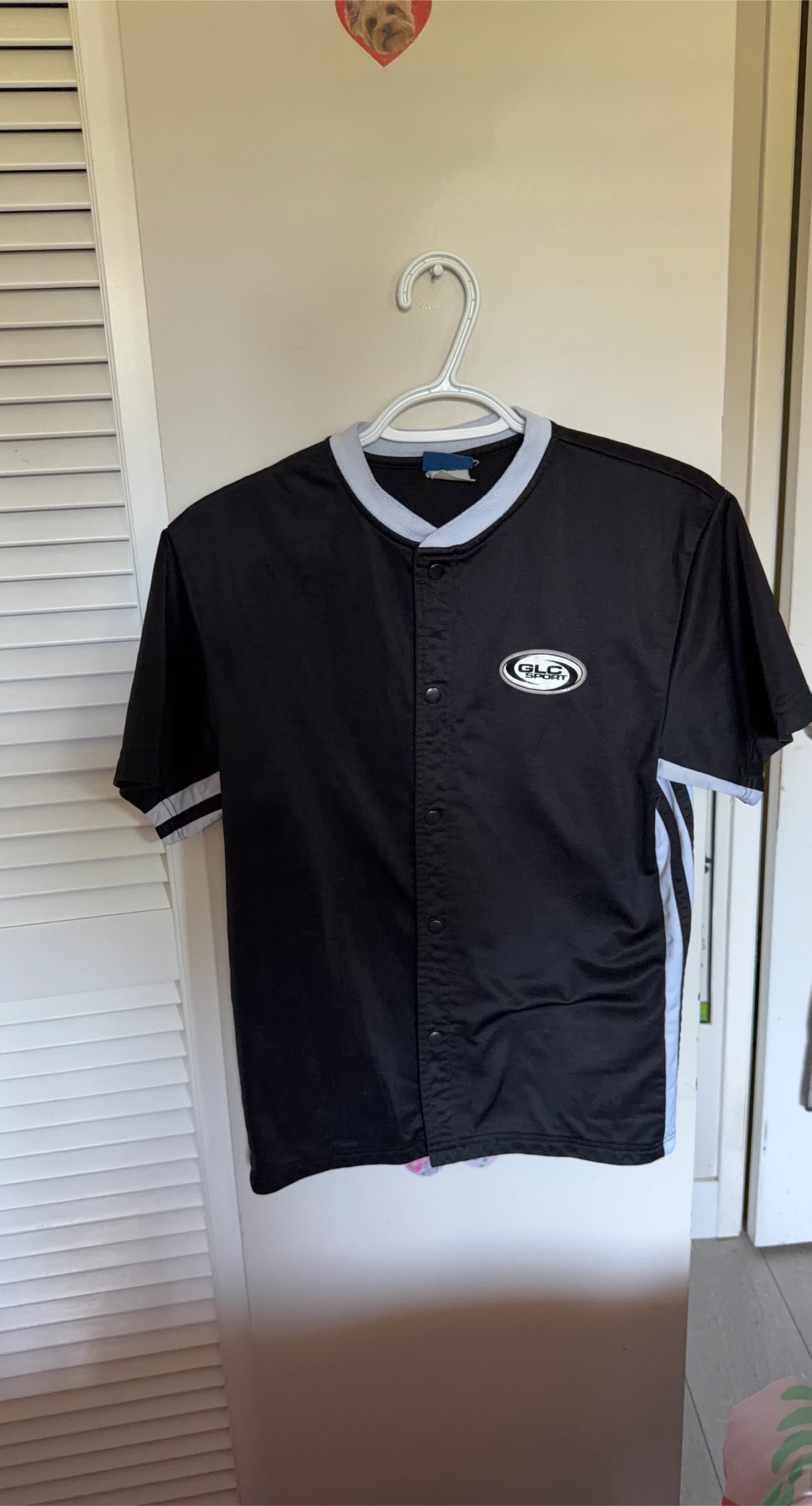 GLC Sport Black Baseball Jersey thumbnail
