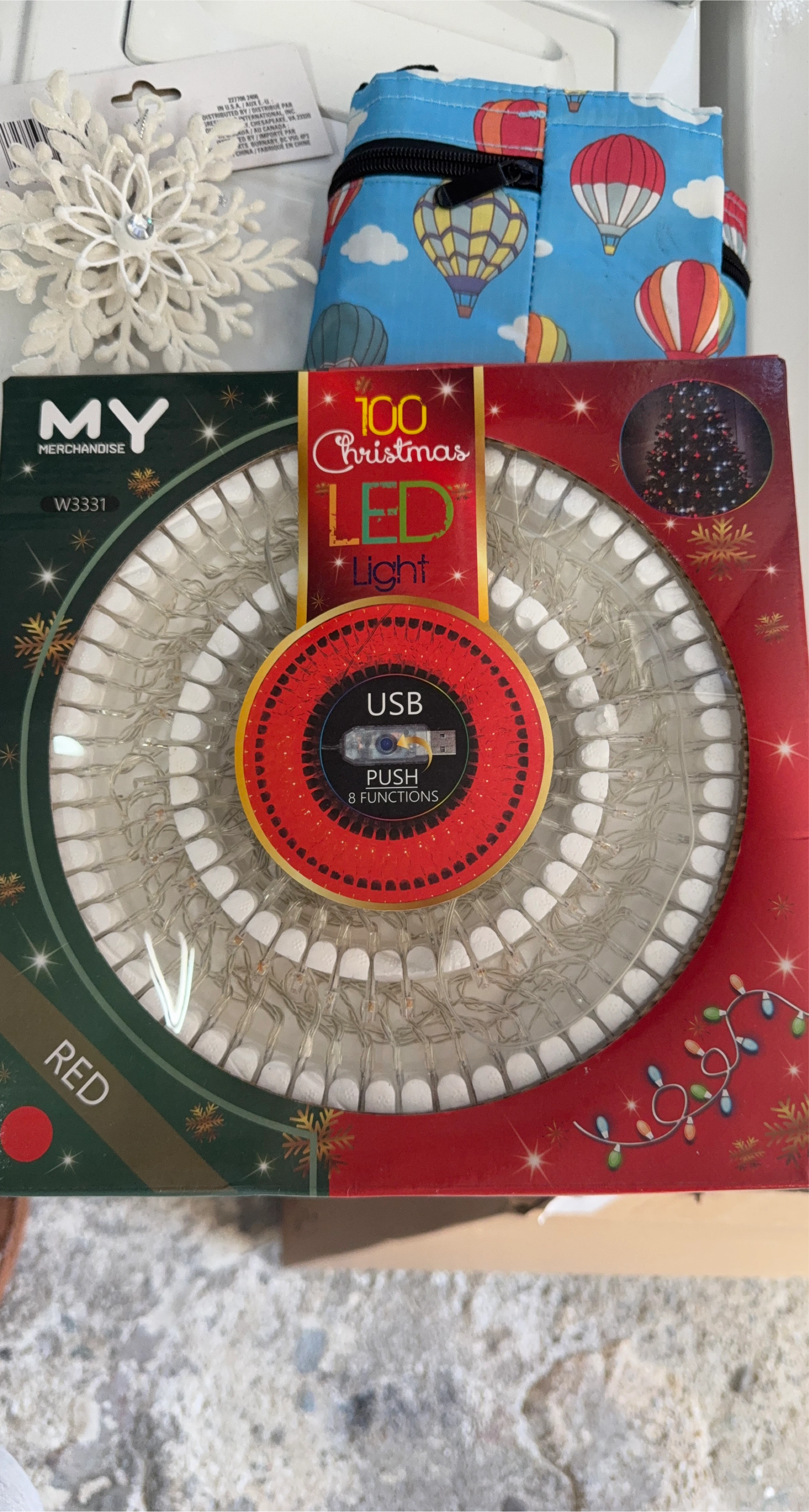 MY Merchandise 100 Christmas LED Lights - Red thumbnail