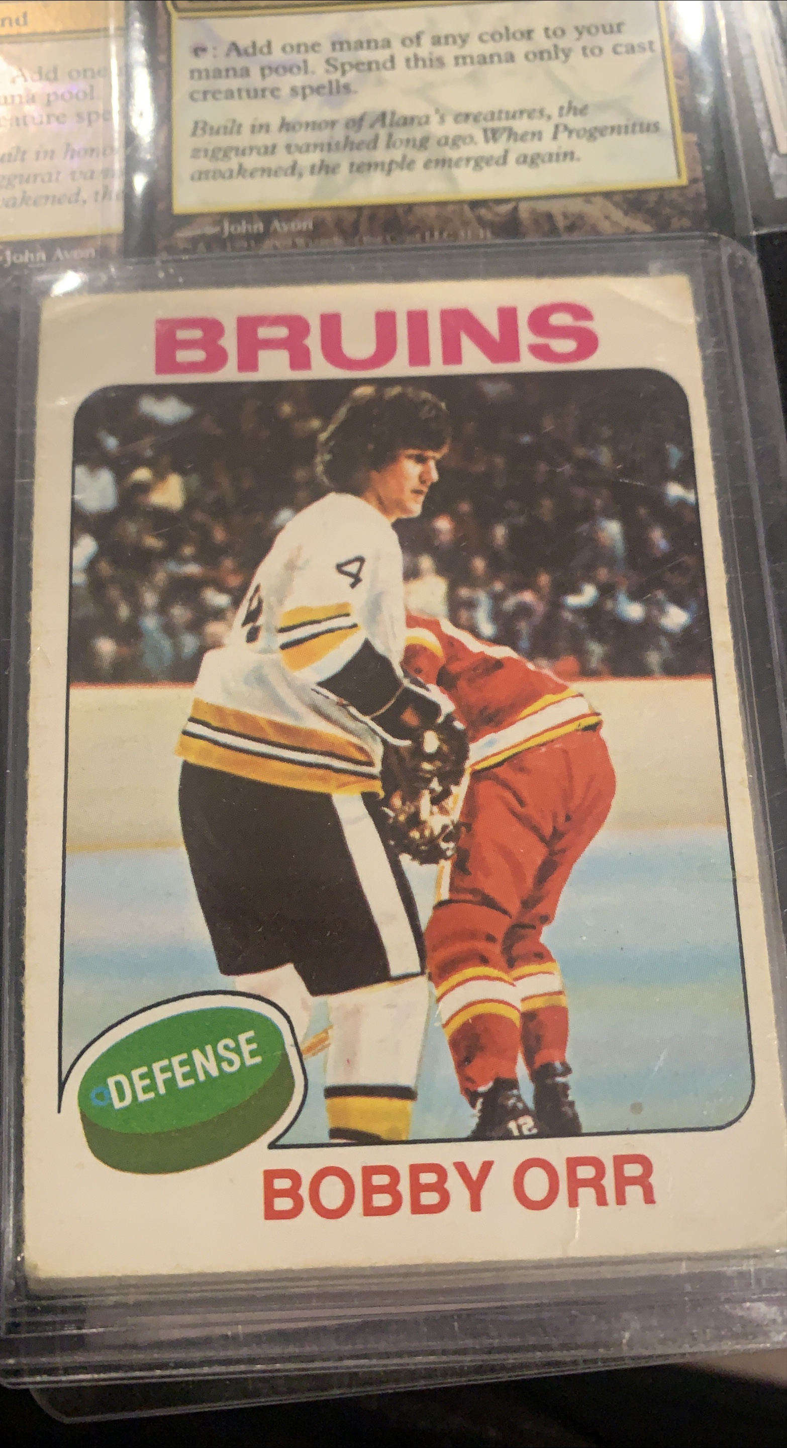 Bobby Orr Bruins Hockey Card thumbnail