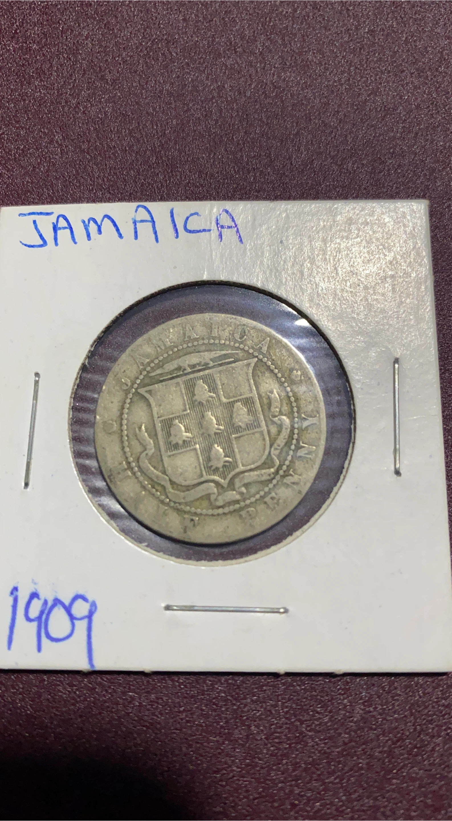 1909 Jamaica Penny thumbnail