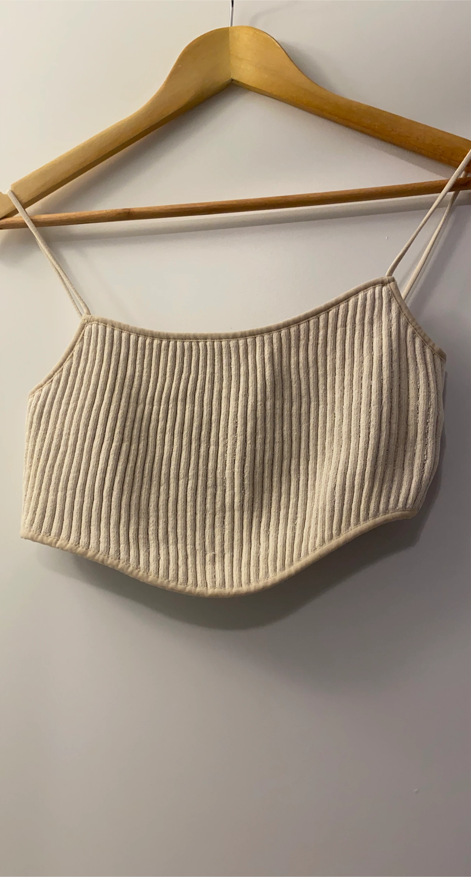 Zara Knit Corset Top - Size L thumbnail
