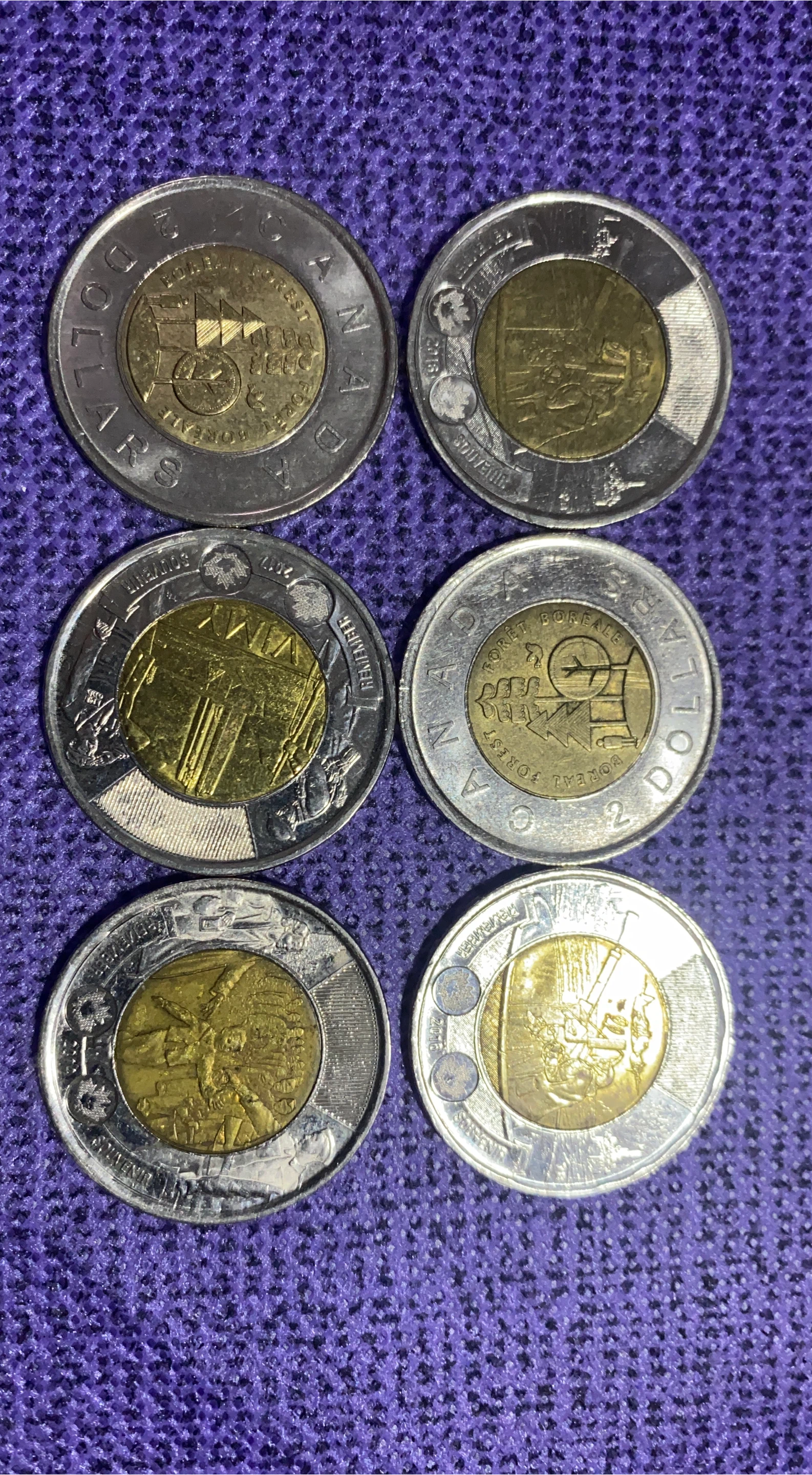 Canadian Toonies - Various Designs thumbnail