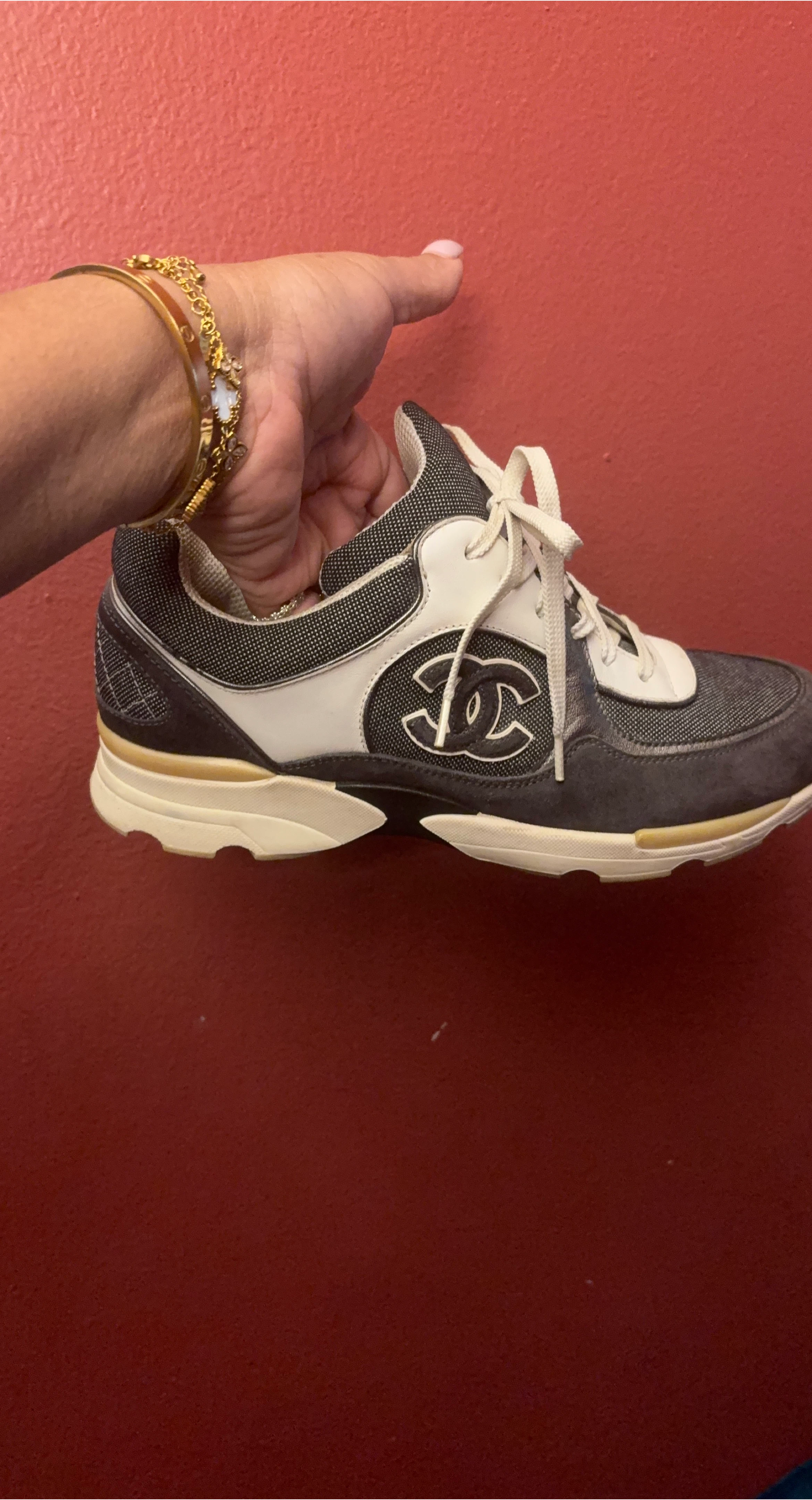 Authentic Chanel Sneakers size 40