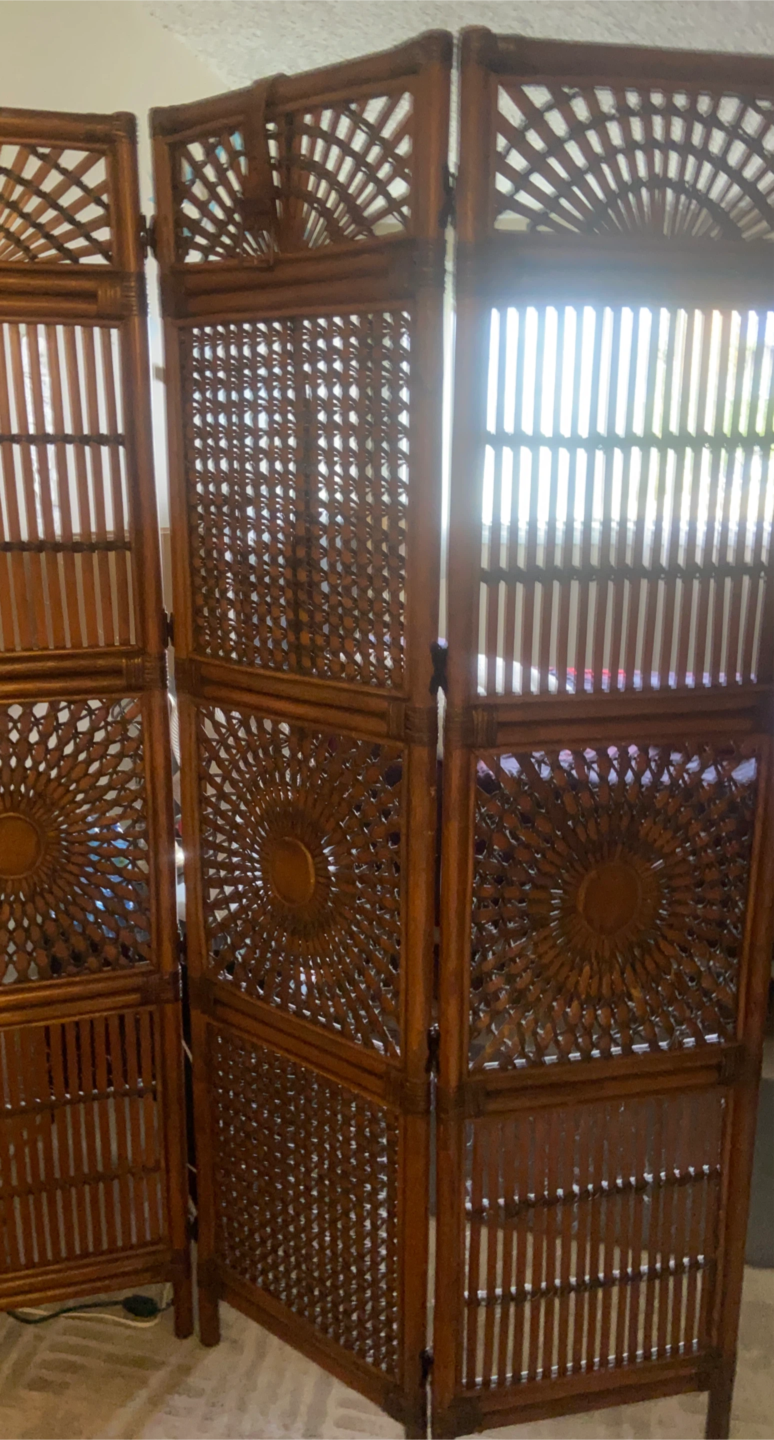 Wooden Room Divider Screen