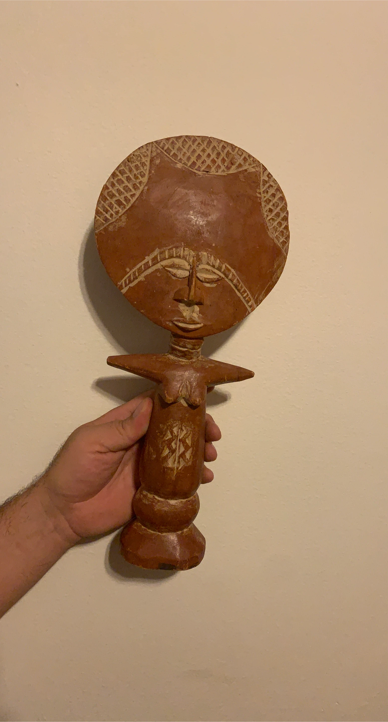 Wooden African Fertility Doll thumbnail