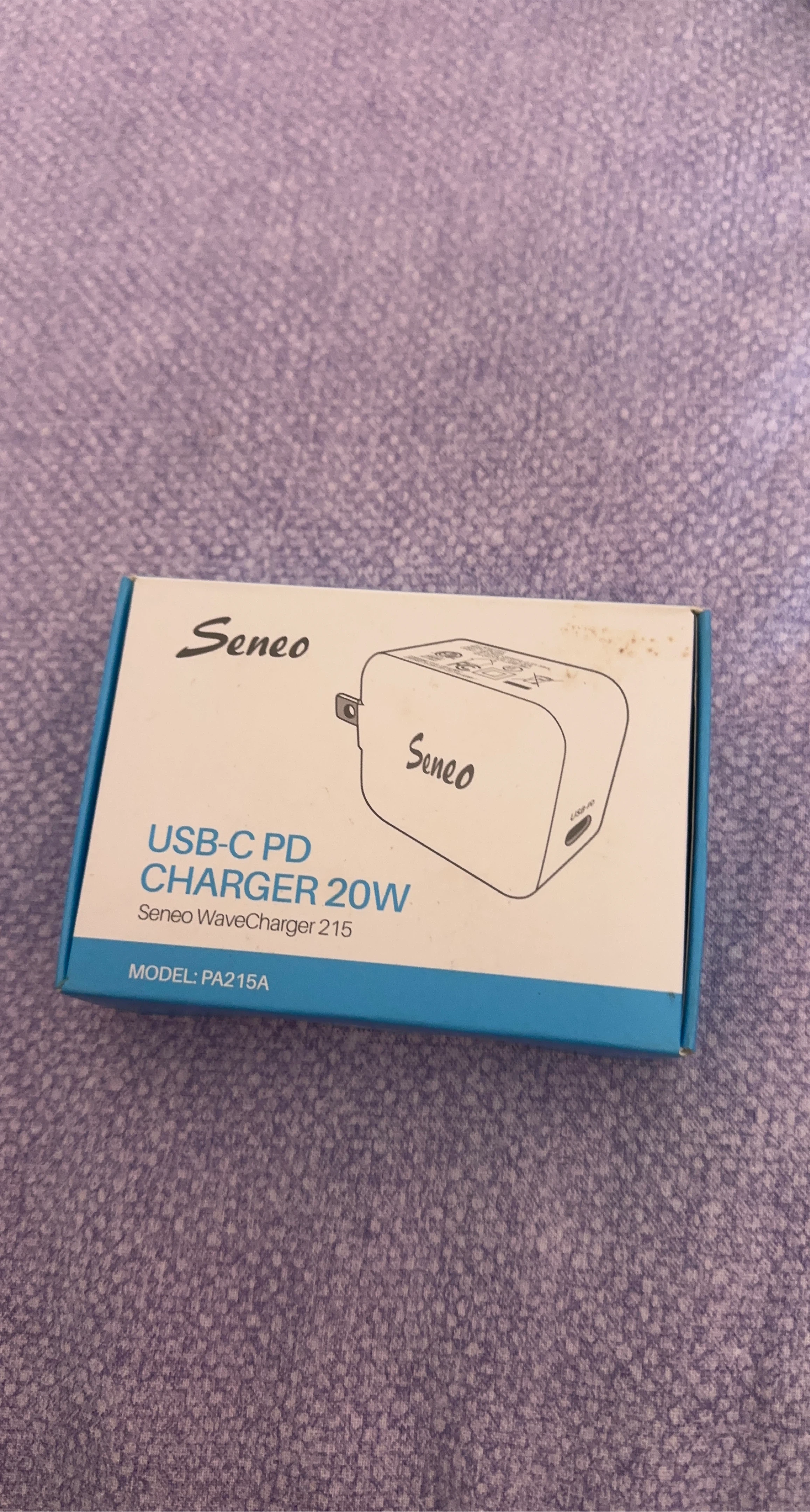 Seneo WaveCharger 215 USB-C PD Charger 20W - New! thumbnail