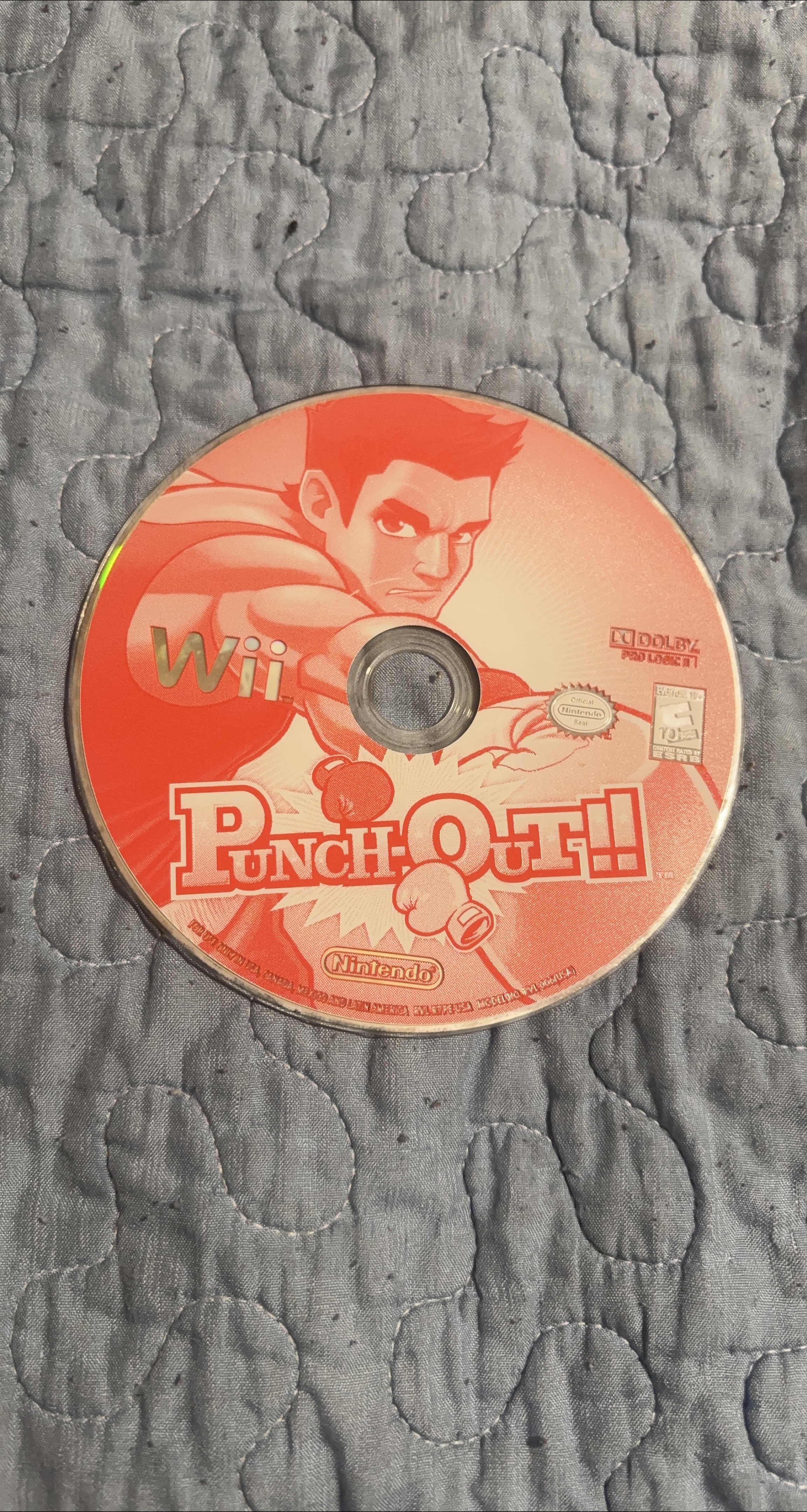 Wii Punch-Out!! Game Disc thumbnail